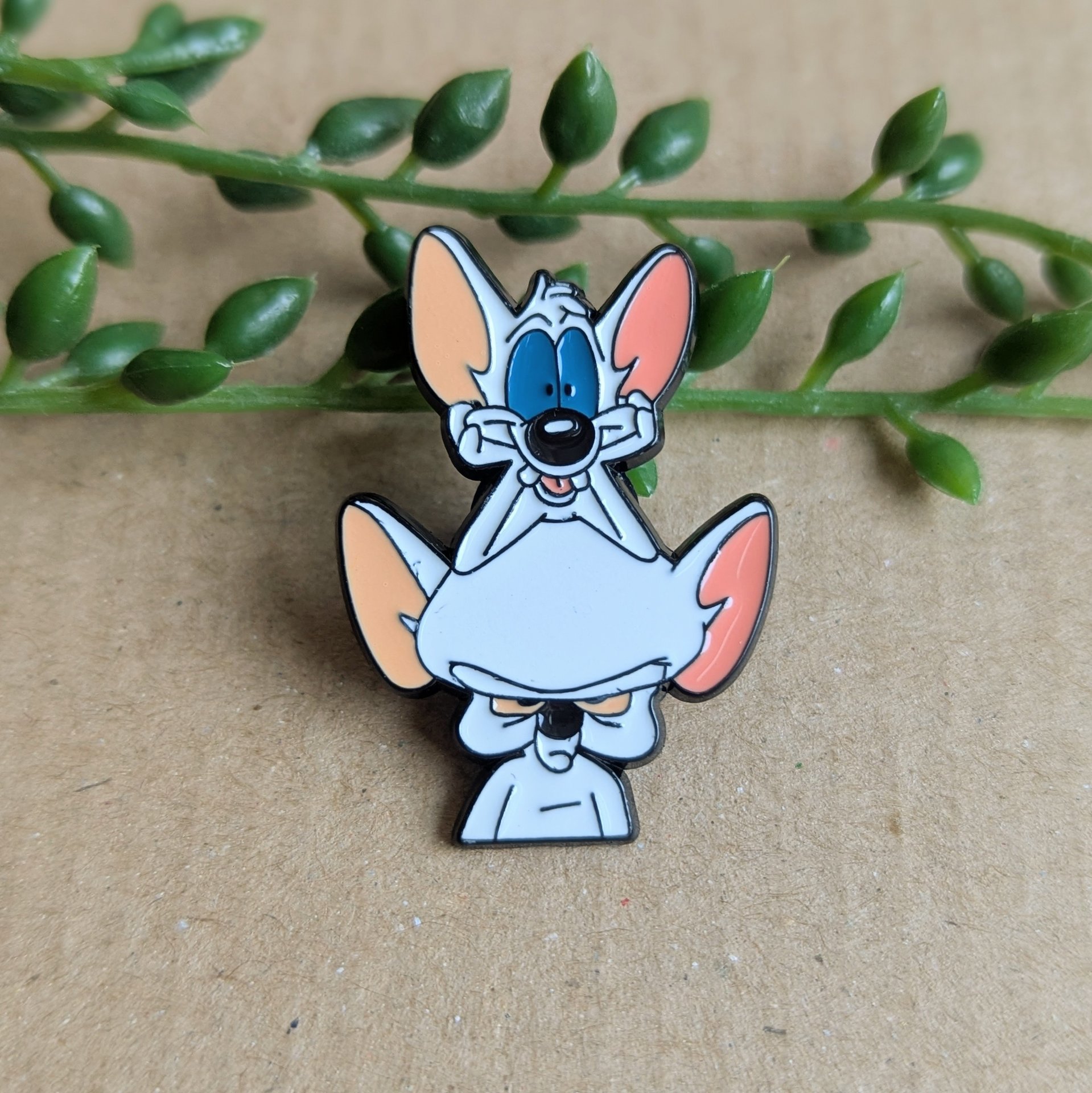 Pinky and the Brain Enamel Pin badge