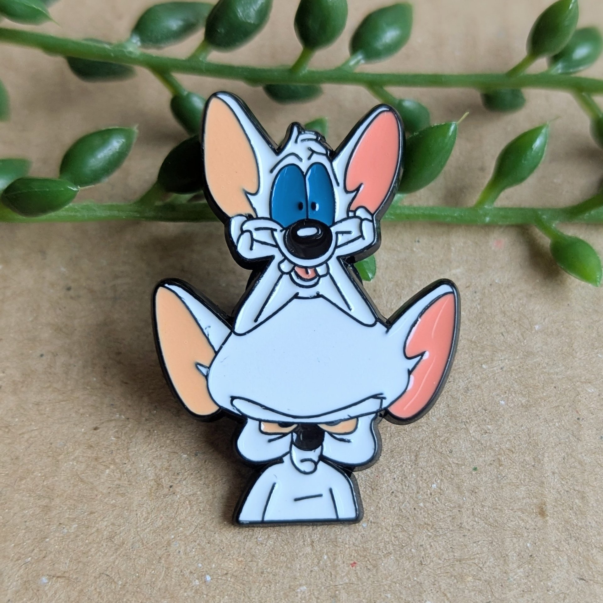 Pinky and the Brain Enamel Pin badge
