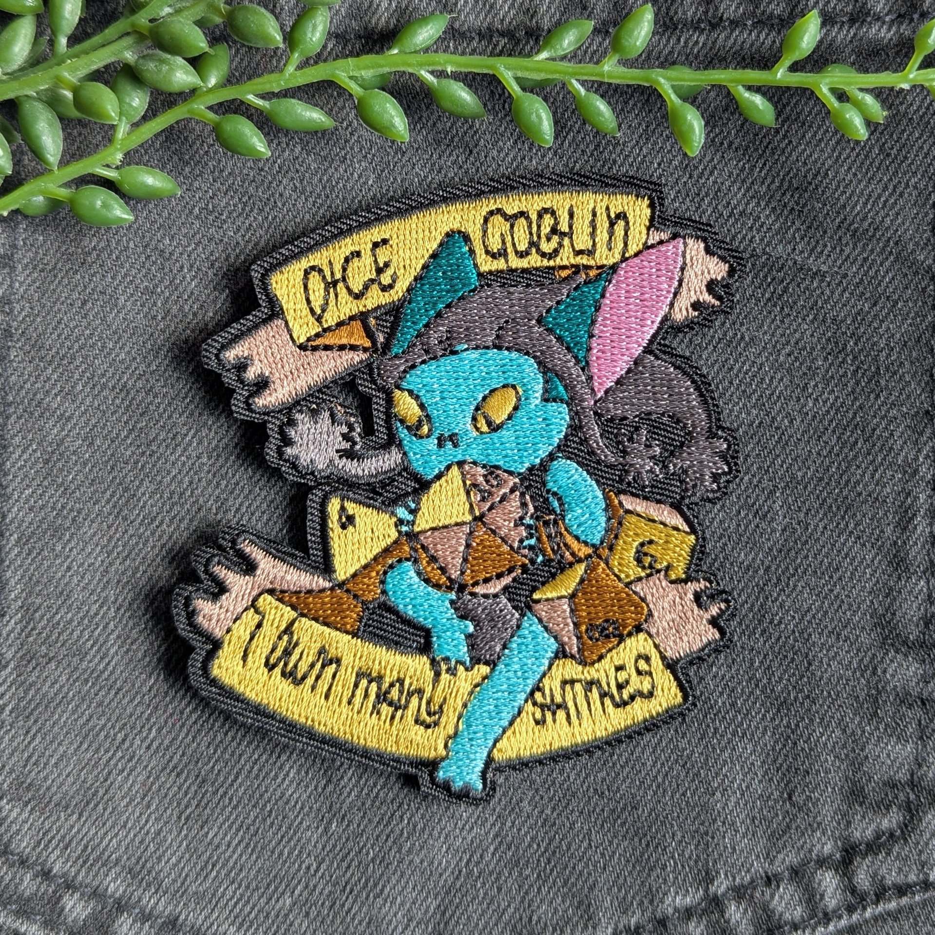 Dice Goblin Iron-on Patch