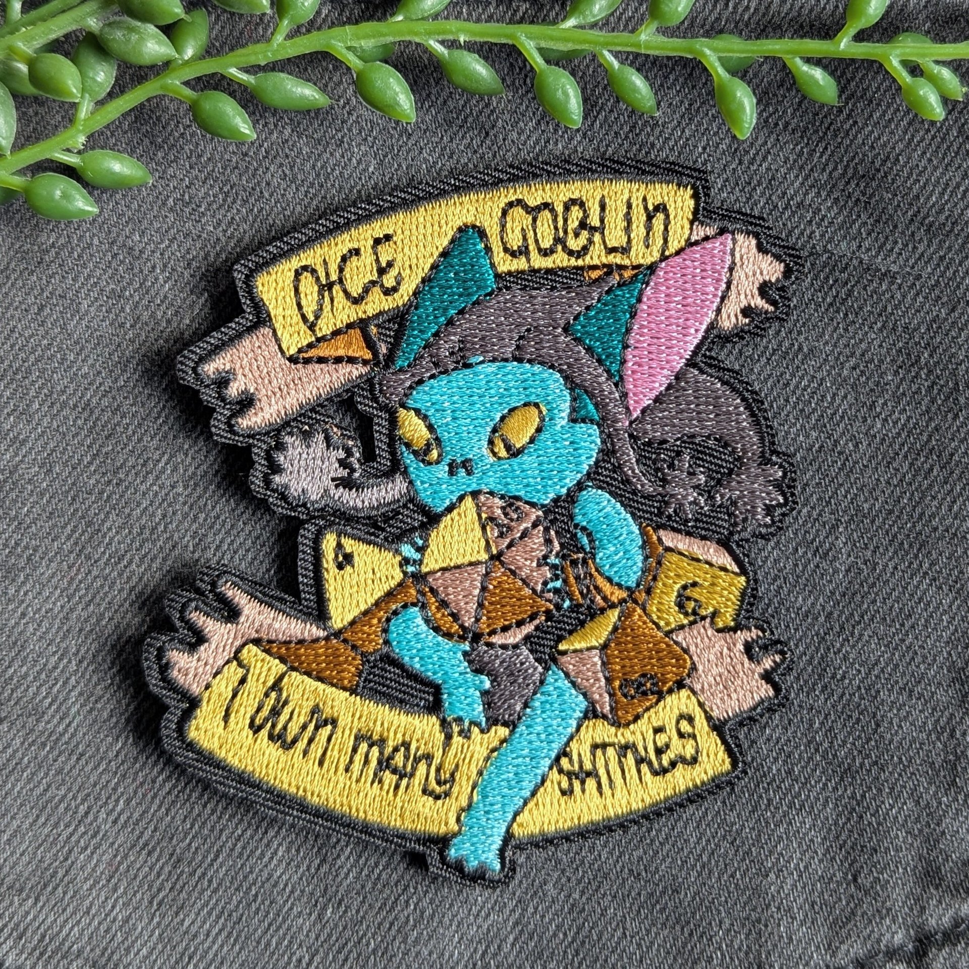 Dice Goblin Iron-on Patch