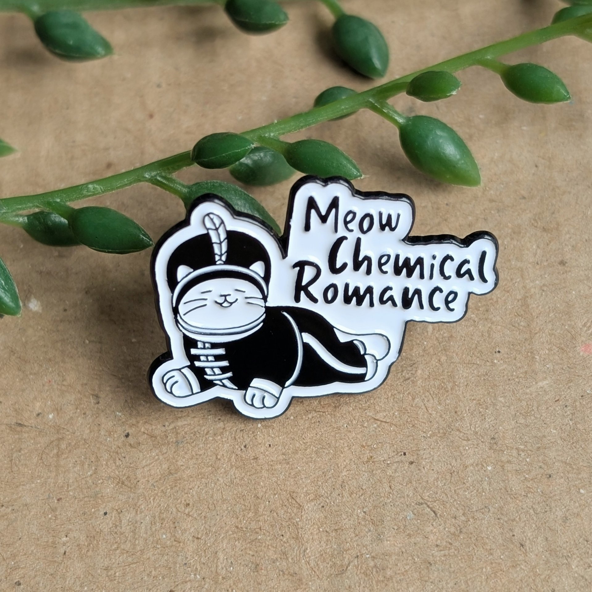 Cat Parody My Chemical Romance Enamel Pin badge