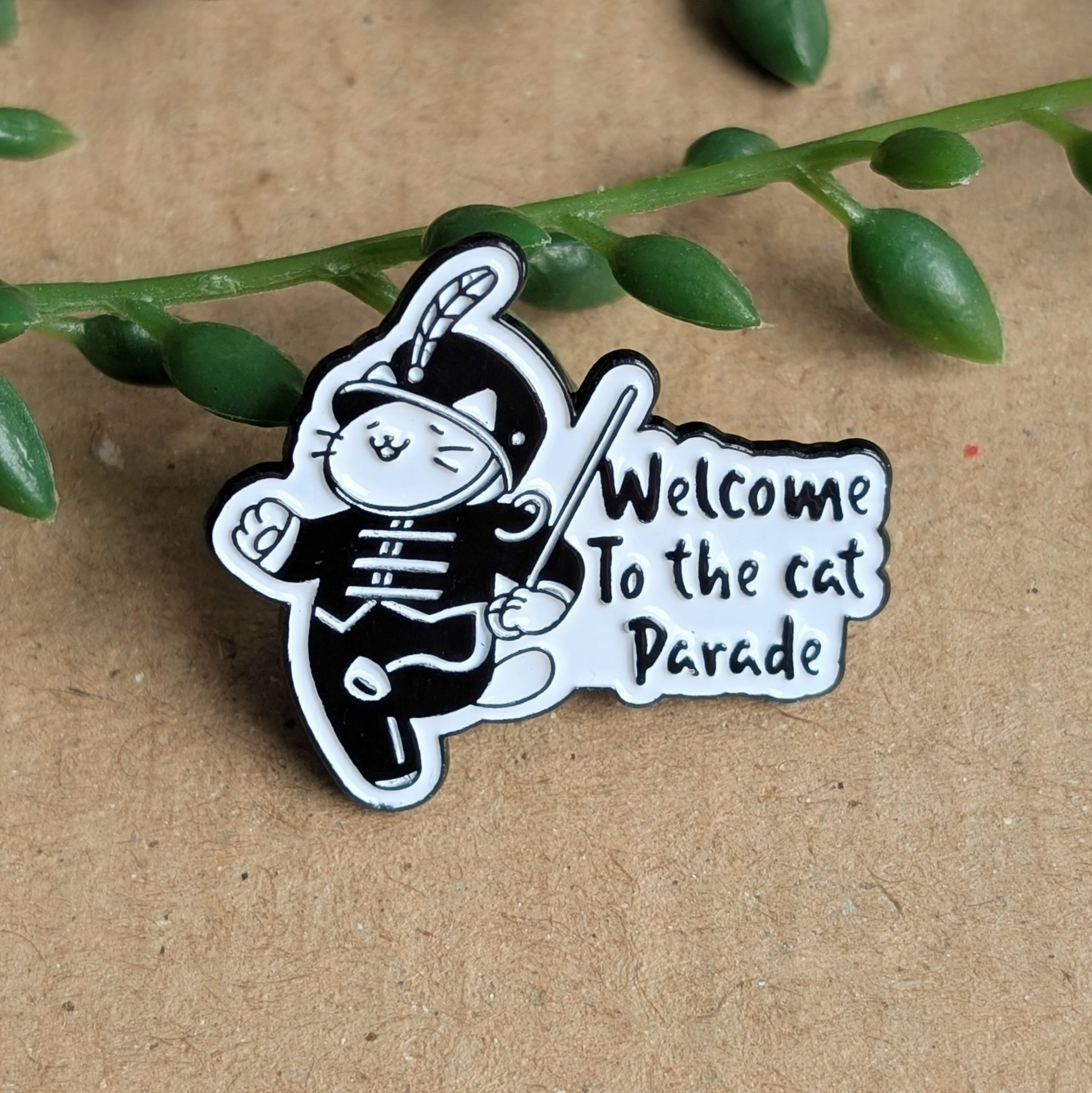 Cat Parody My Chemical Romance Enamel Pin badge