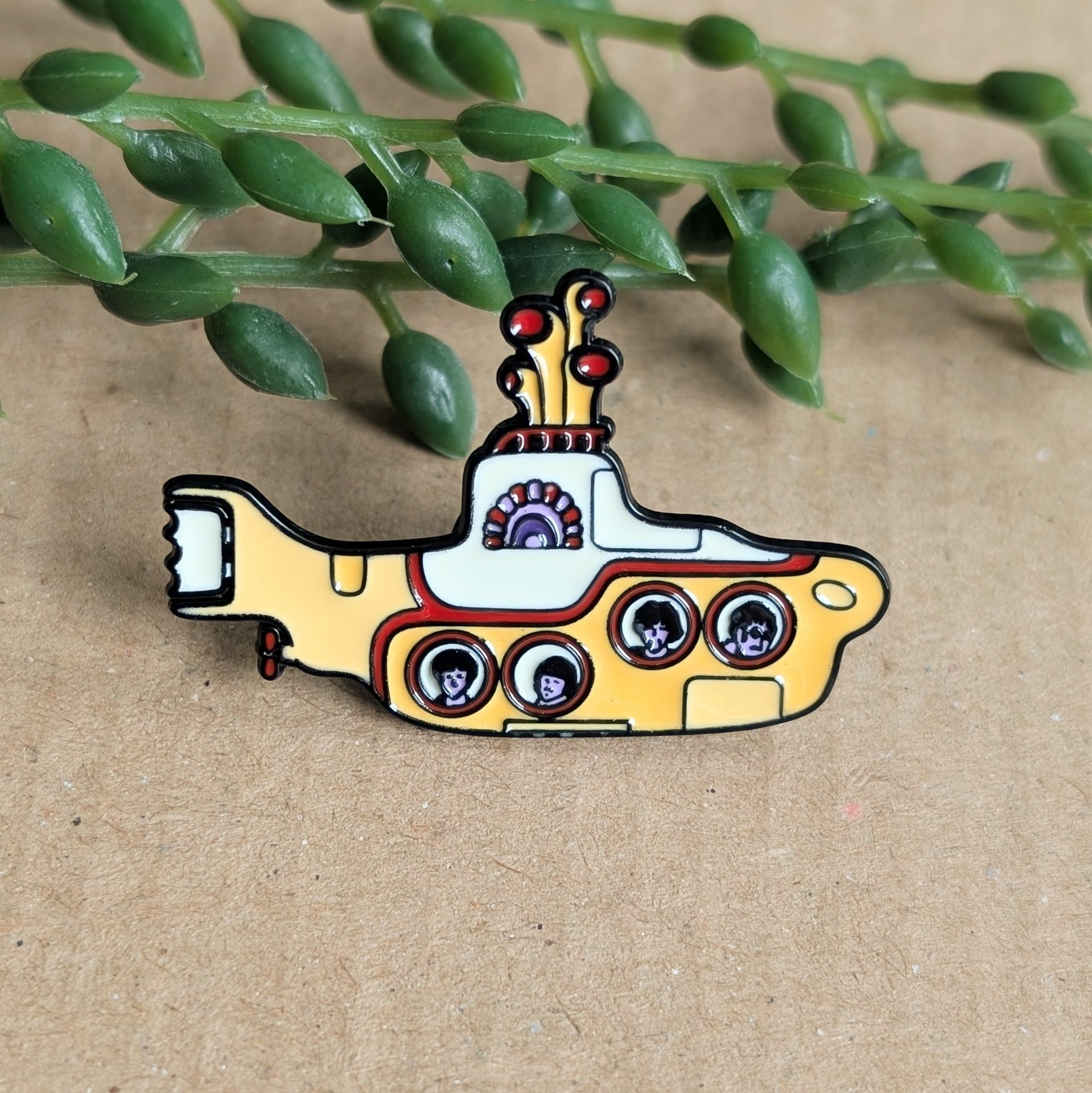 The Beatles Enamel Pin Badge - Yellow Submarine