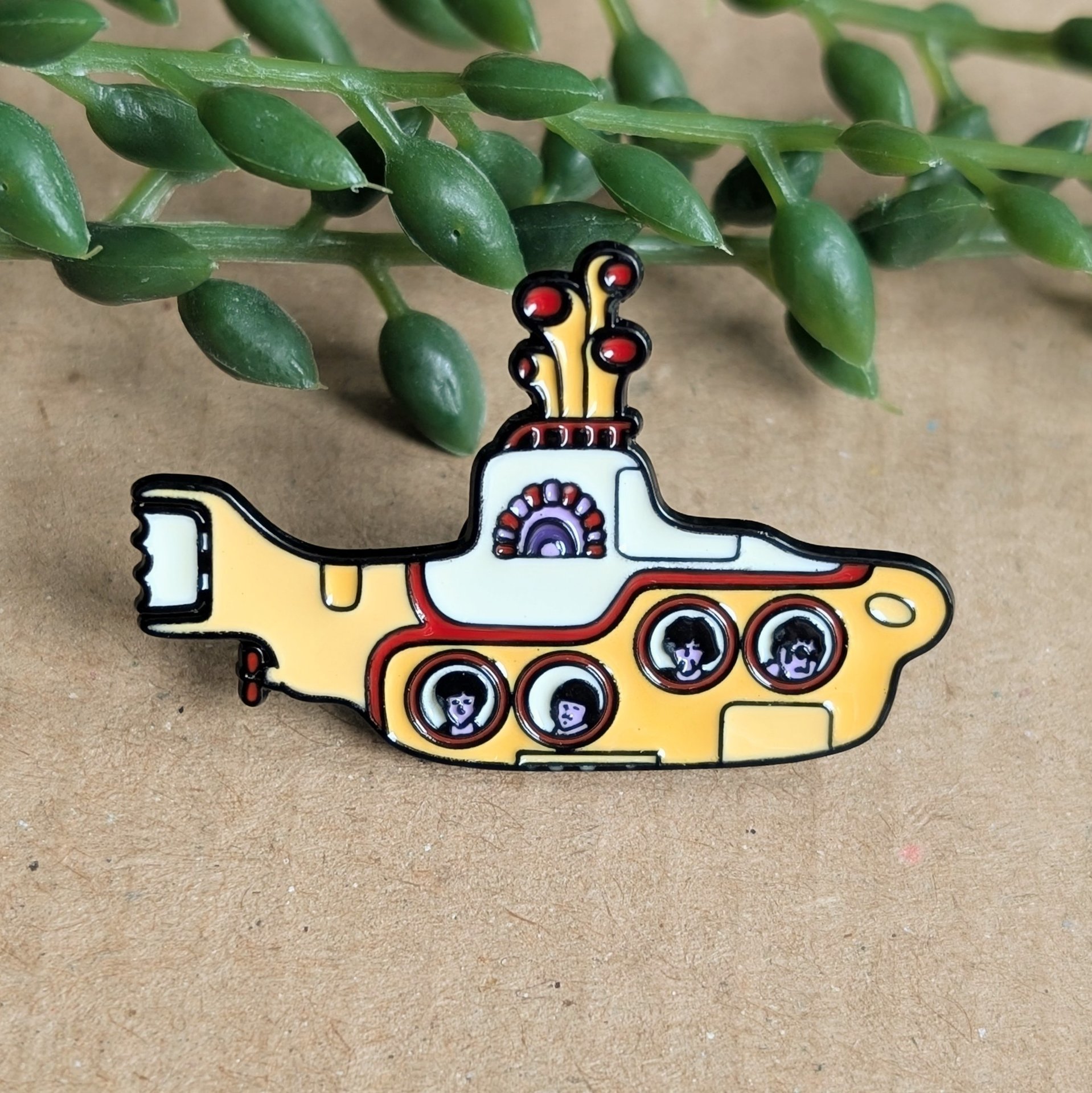 The Beatles Enamel Pin Badge - Yellow Submarine