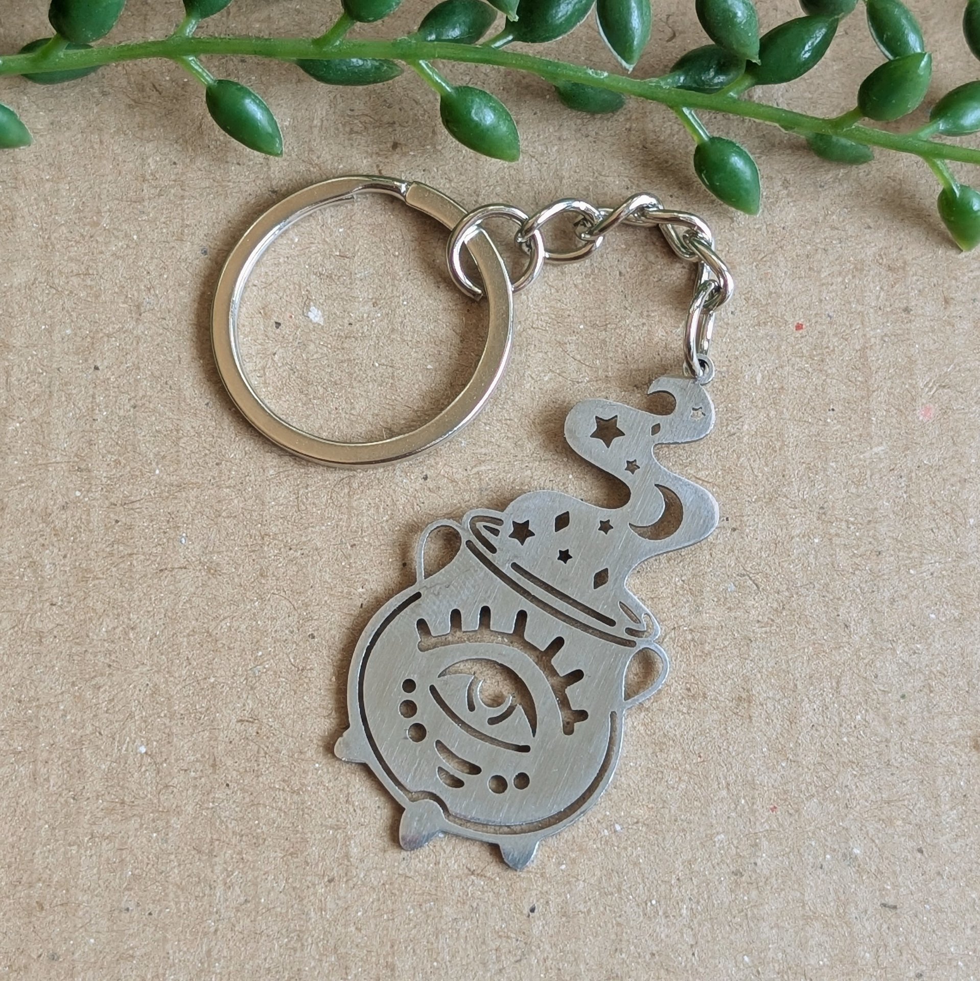 Witch Cauldron Keyring