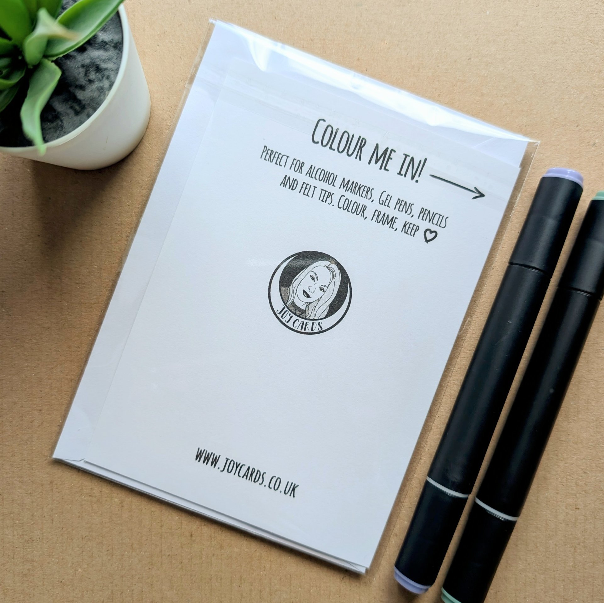 PC Gamer Colouring Birthday Card