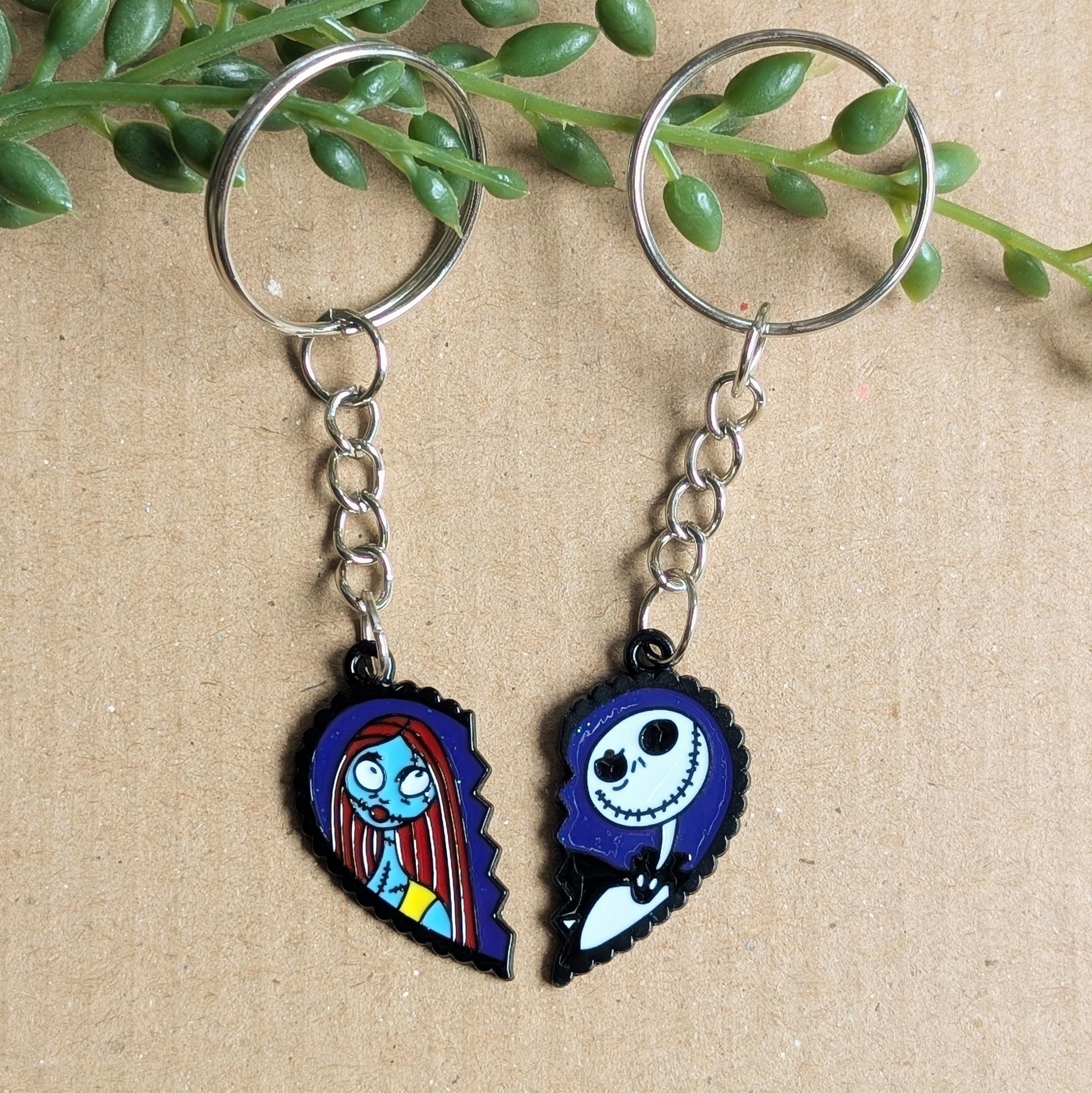Nightmare Before Christmas Keyring set