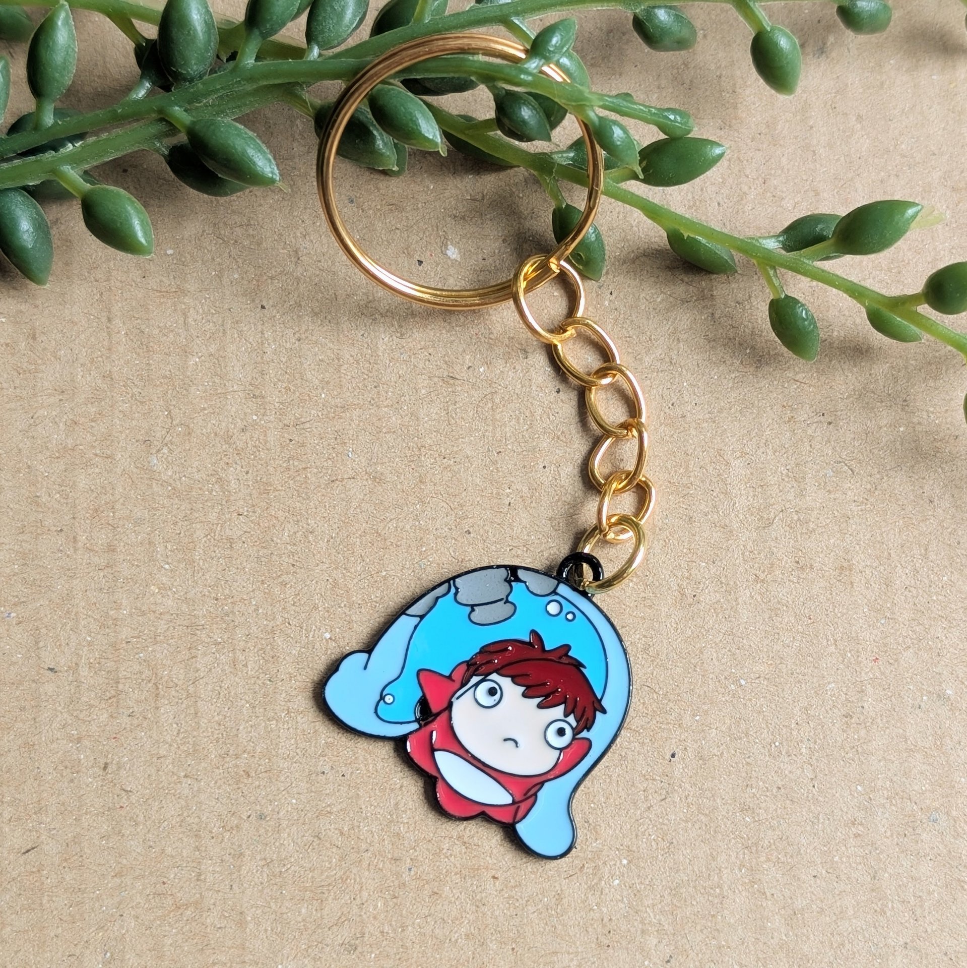 Ponyo Keyring