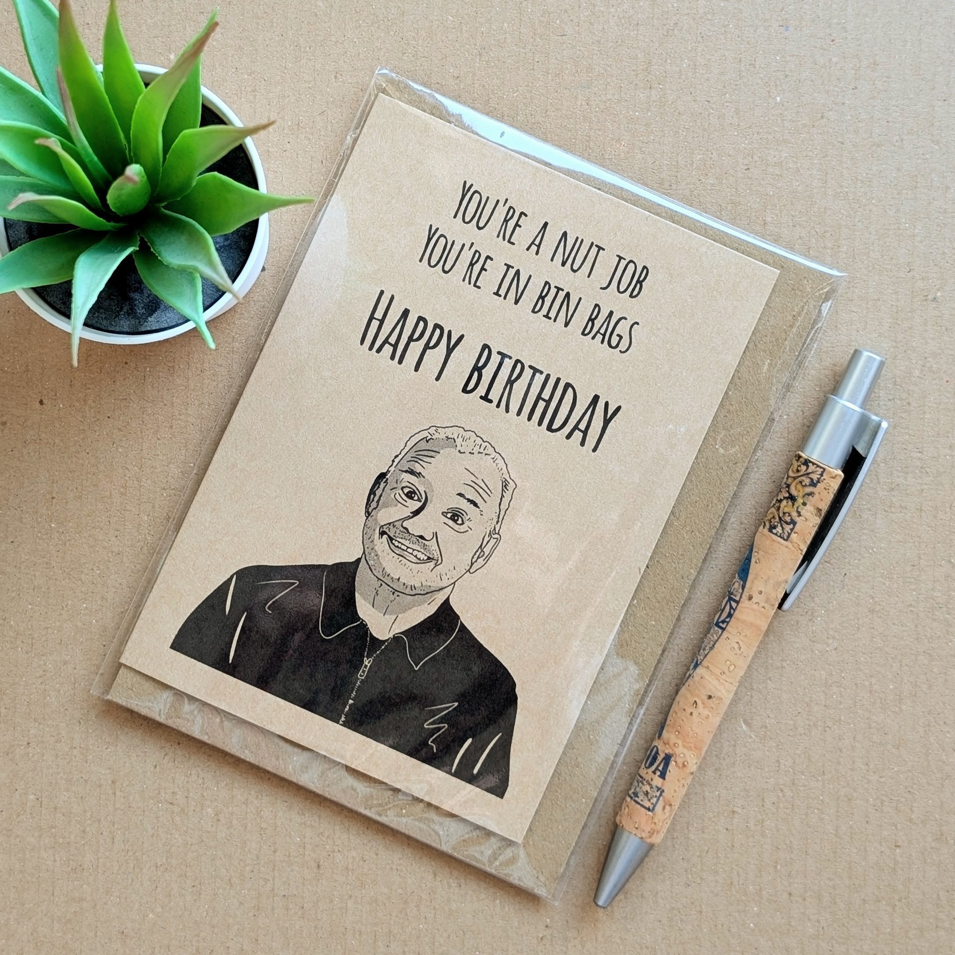Funny Bob Mortimer Birthday Card