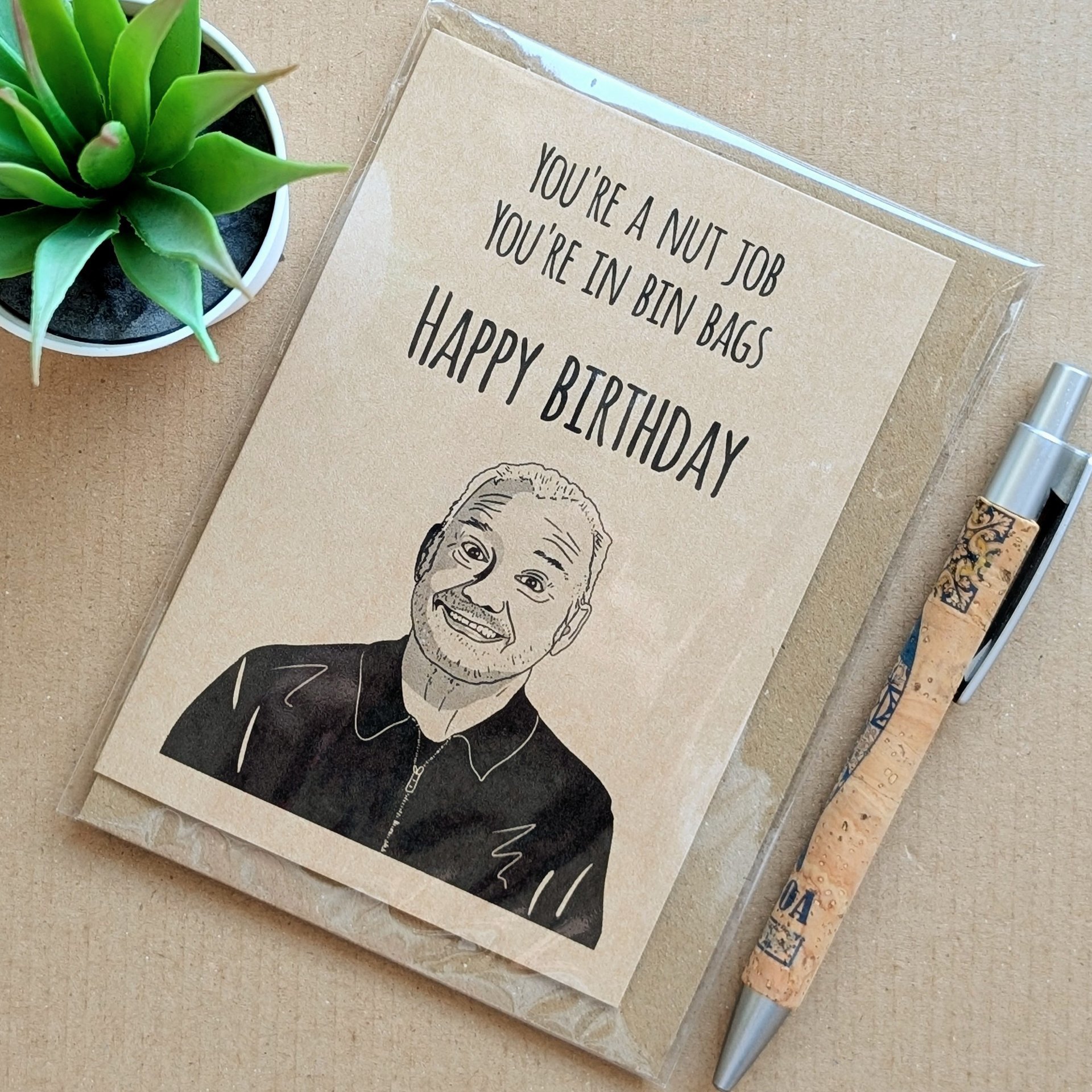 Funny Bob Mortimer Birthday Card