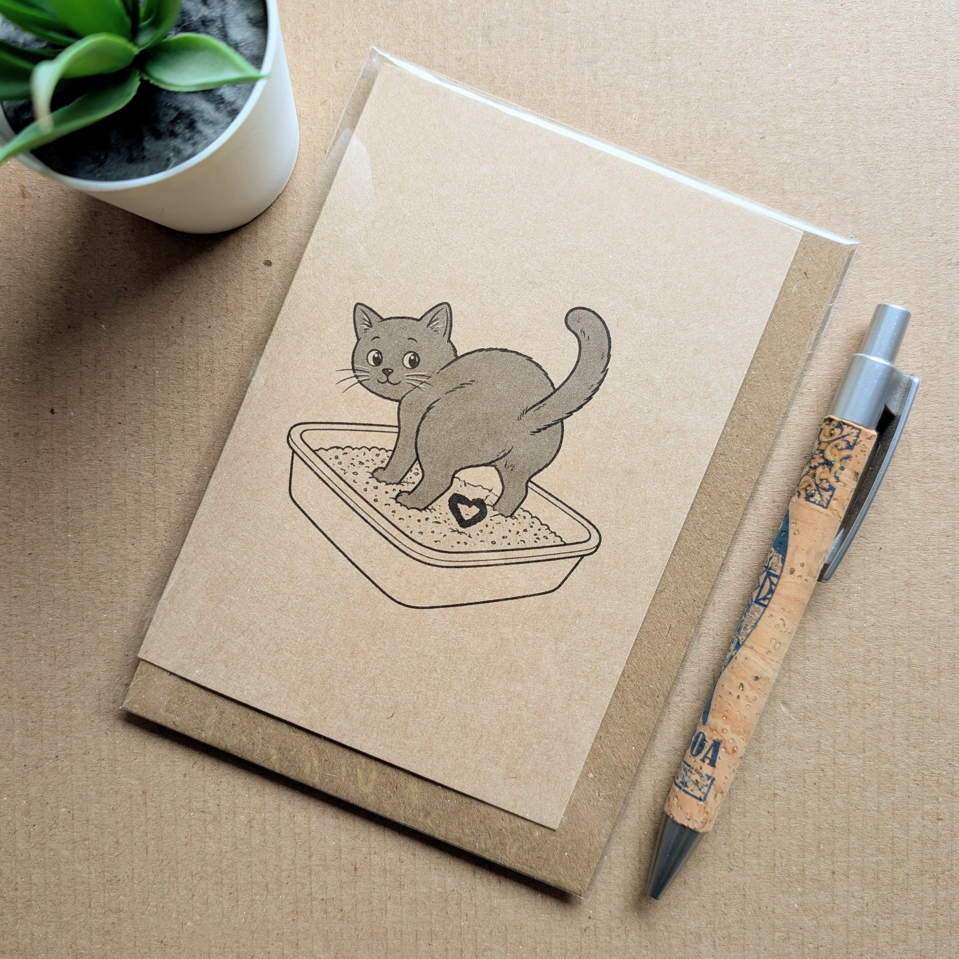 Funny Rude Cat Valentines Card