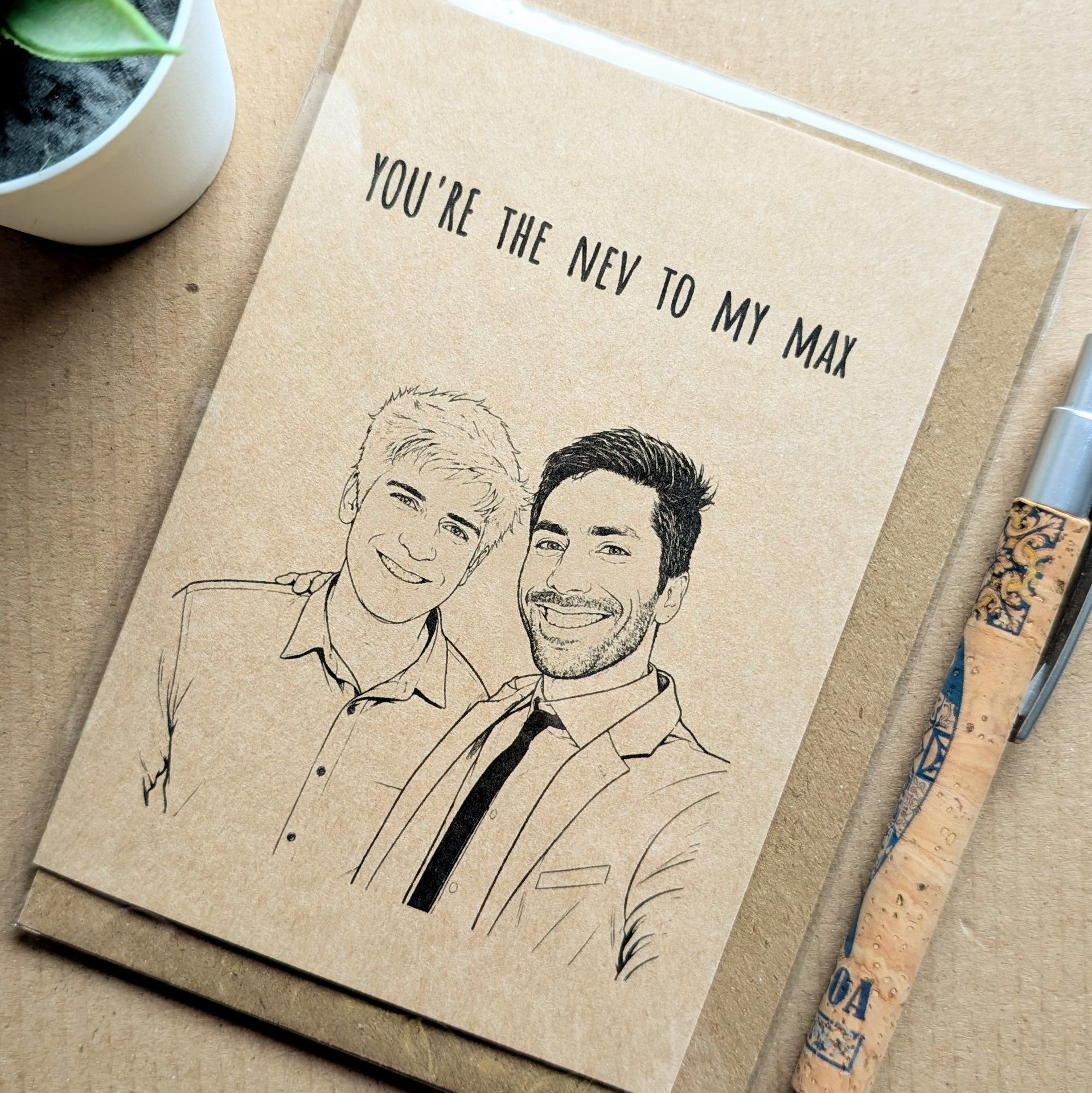 Funny Catfish Birthday Card - Nev to my Max