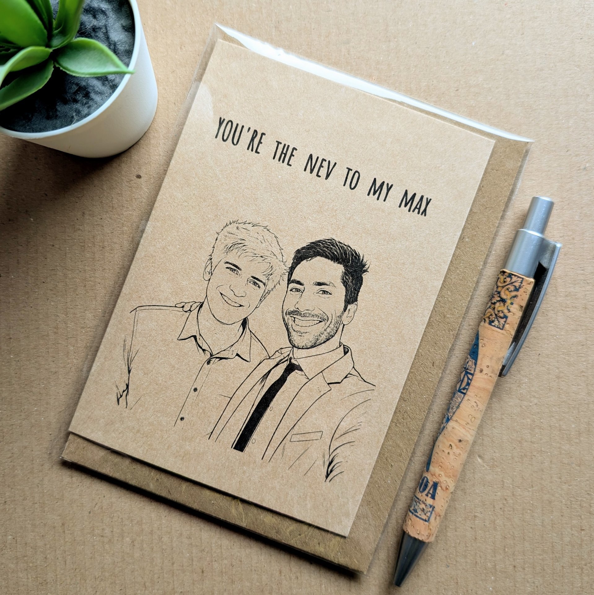 Funny Catfish Birthday Card - Nev to my Max