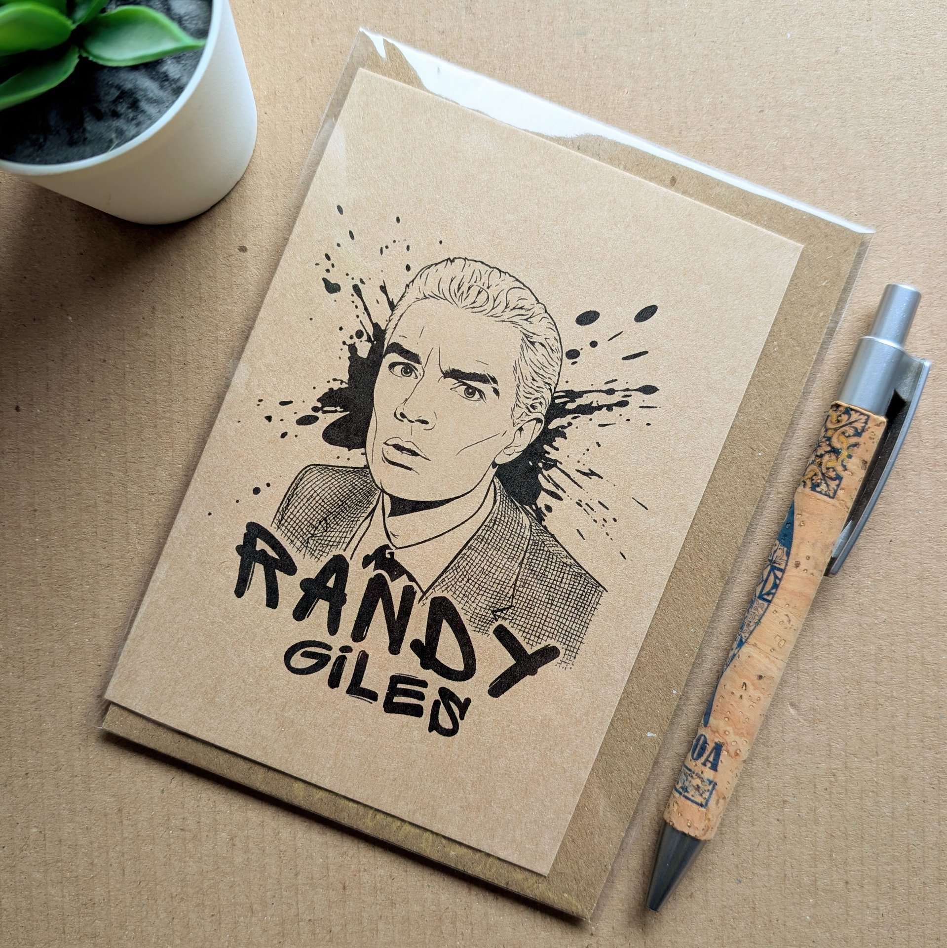 Buffy Birthday Card - Randy Giles Spike