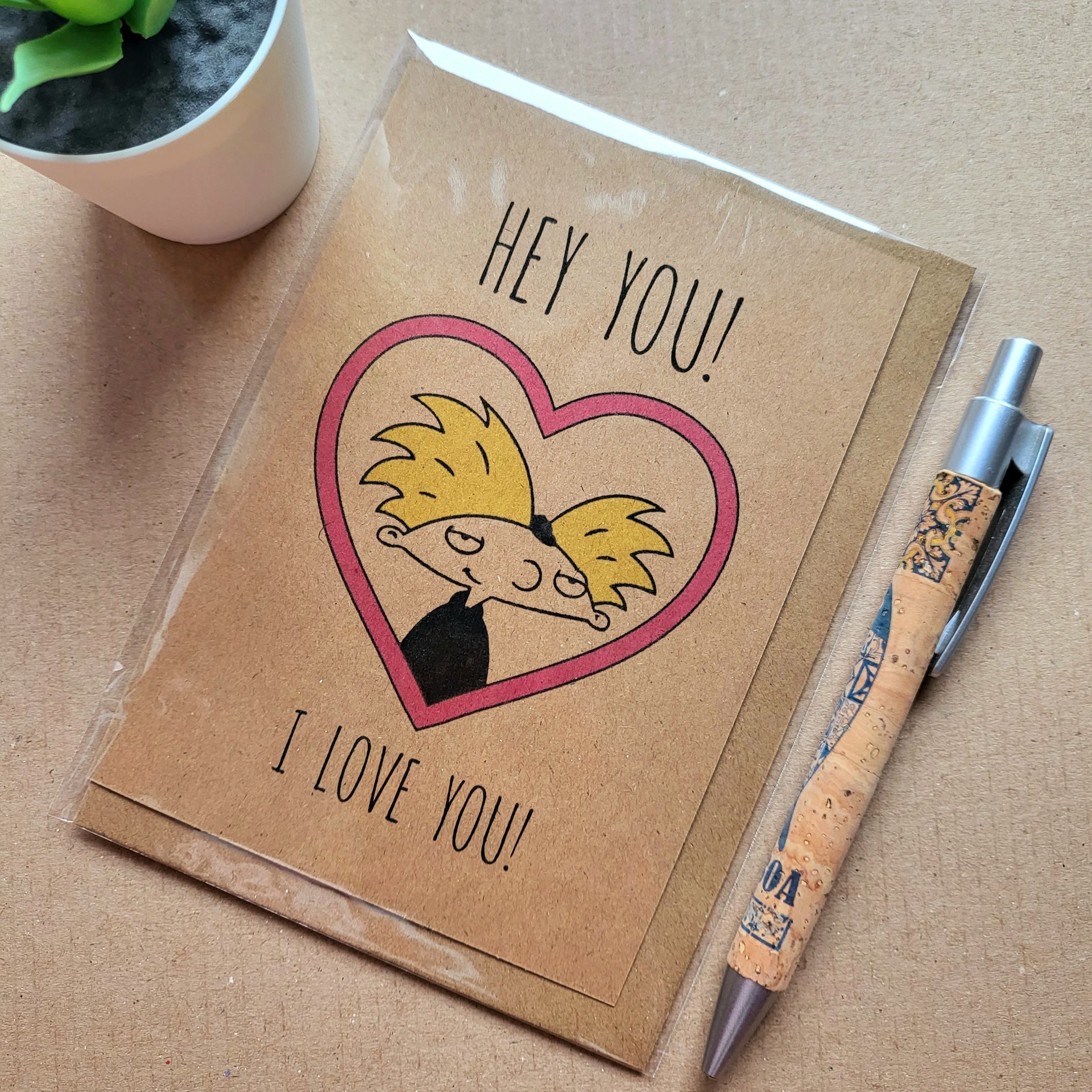 Funny Hey Arnold Valentines card