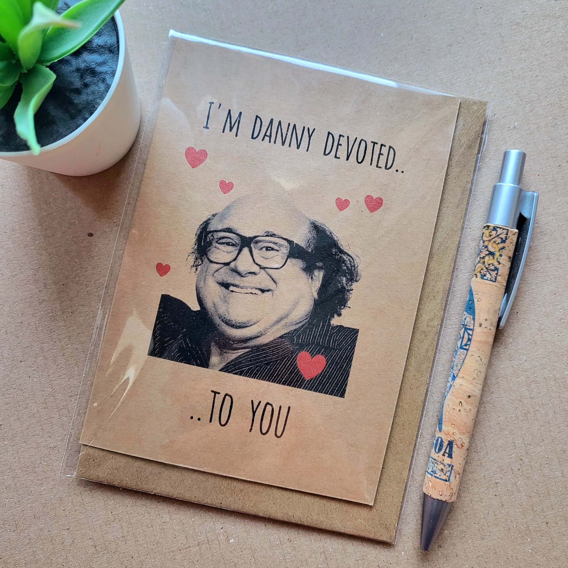 Funny Danny Devito Valentines card