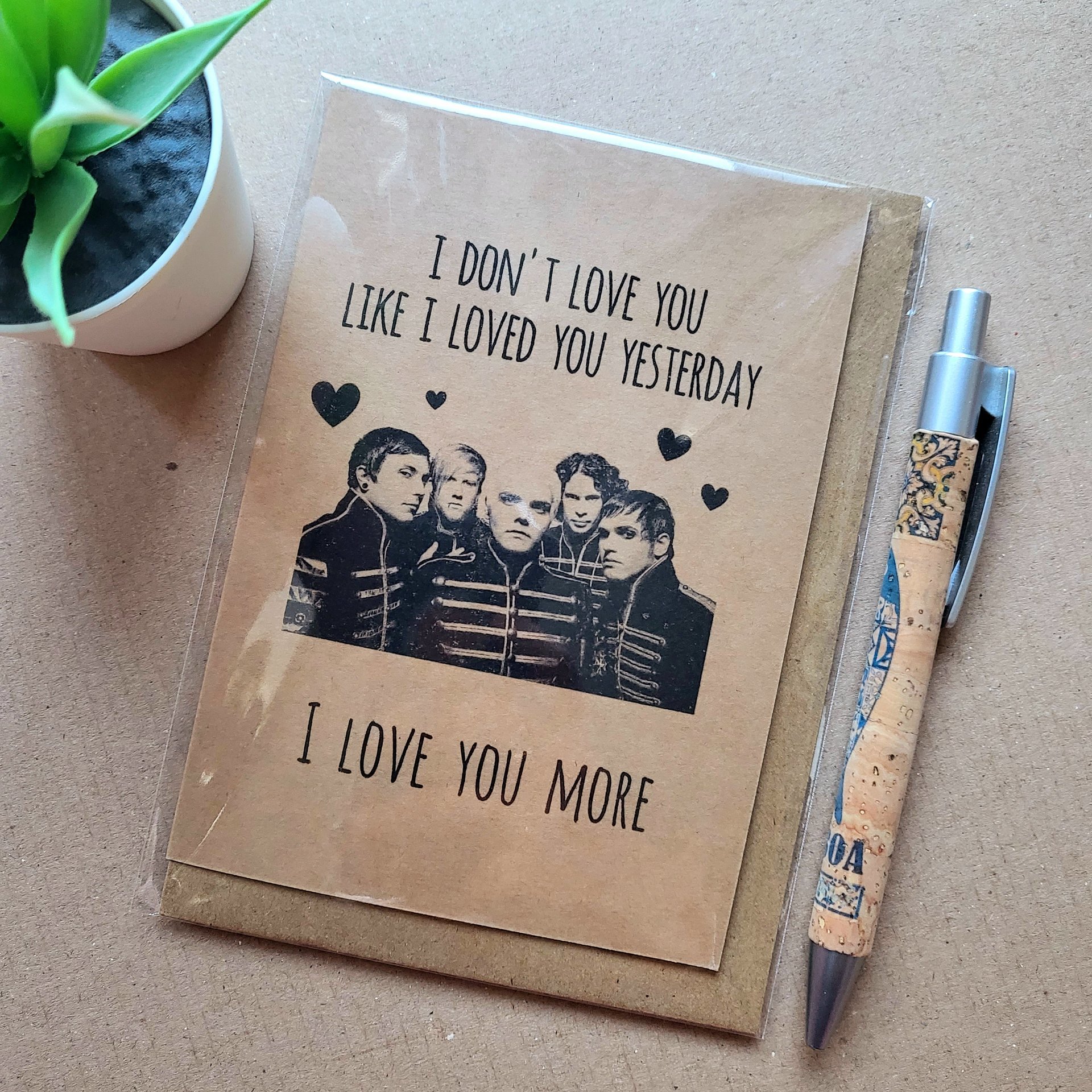 My Chemical Romance Valentines card