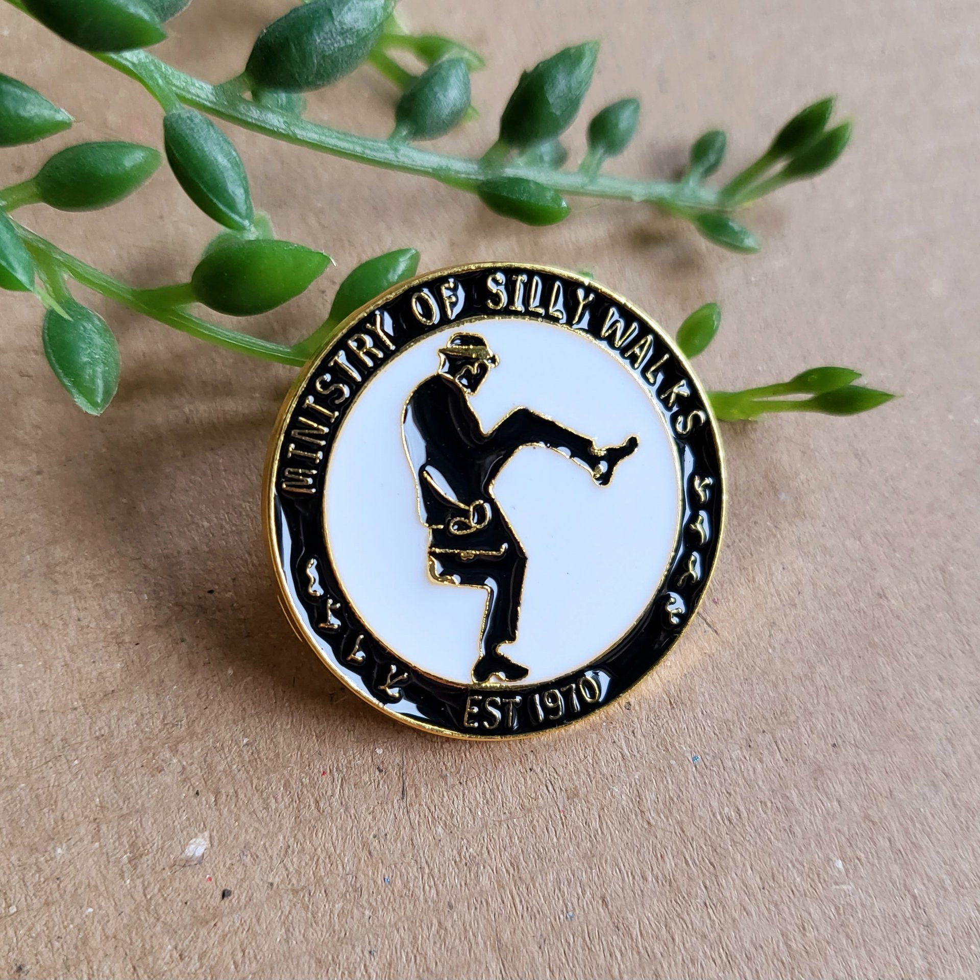 Monty Python Silly Walks Enamel Pin badge