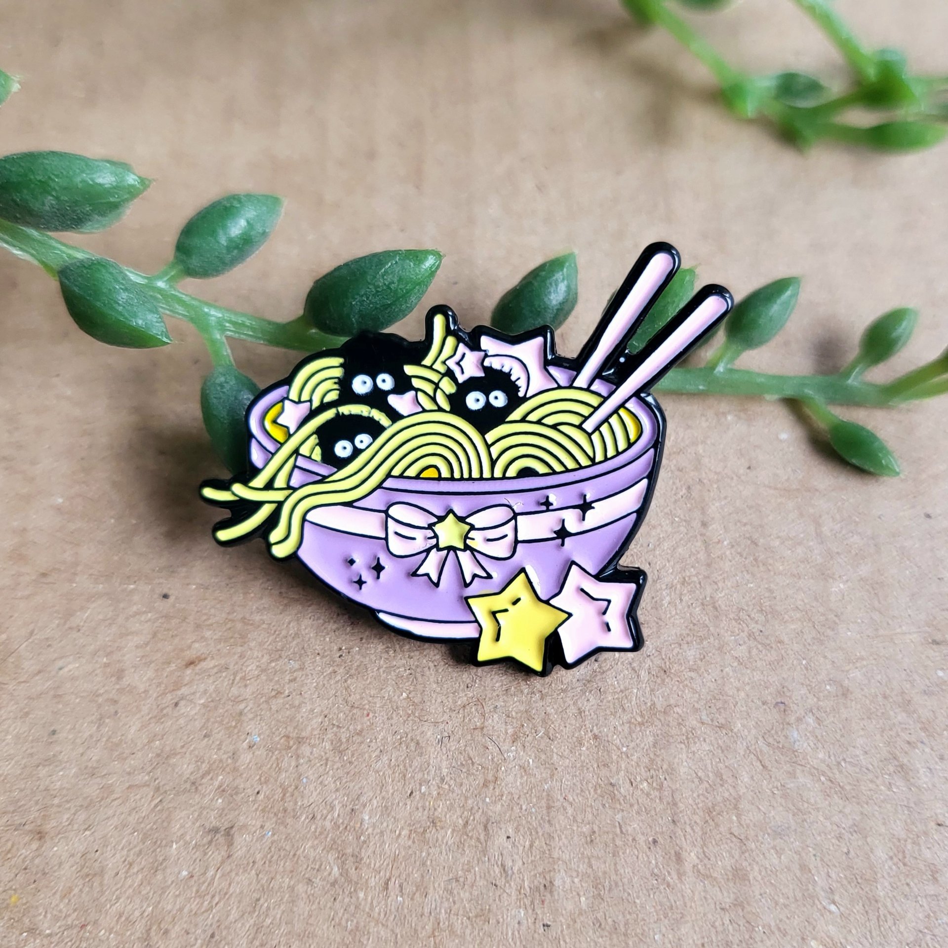 Soot Sprite noodles Enamel Pin badge