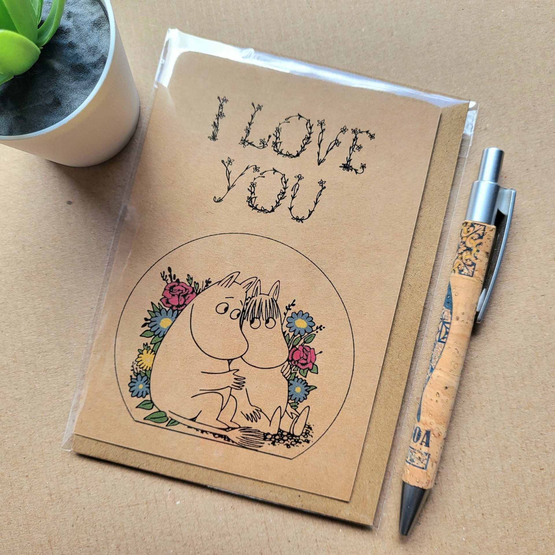 Moomin Valentines Card