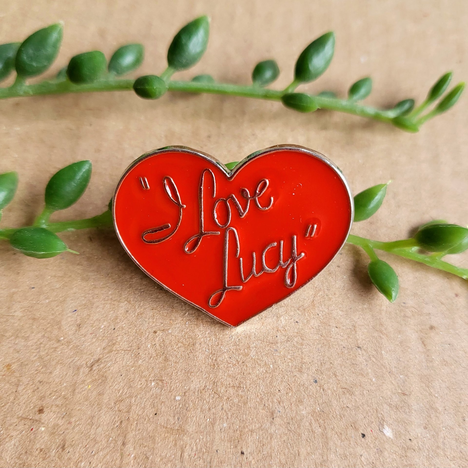 I love Lucy Enamel Pin badge