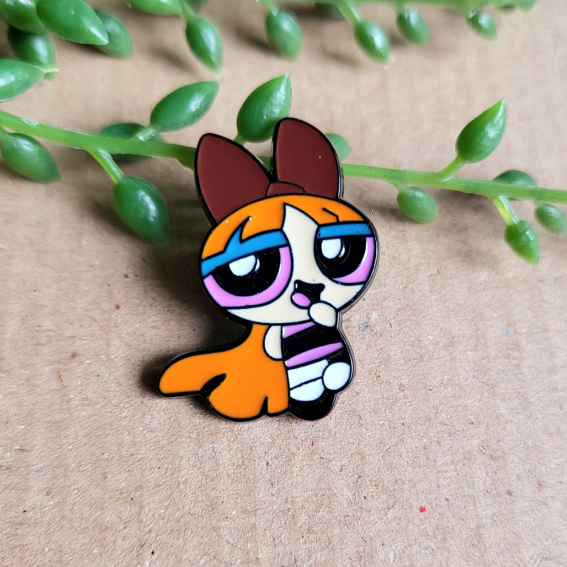 Powerpuff Blossom Enamel Pin Badge