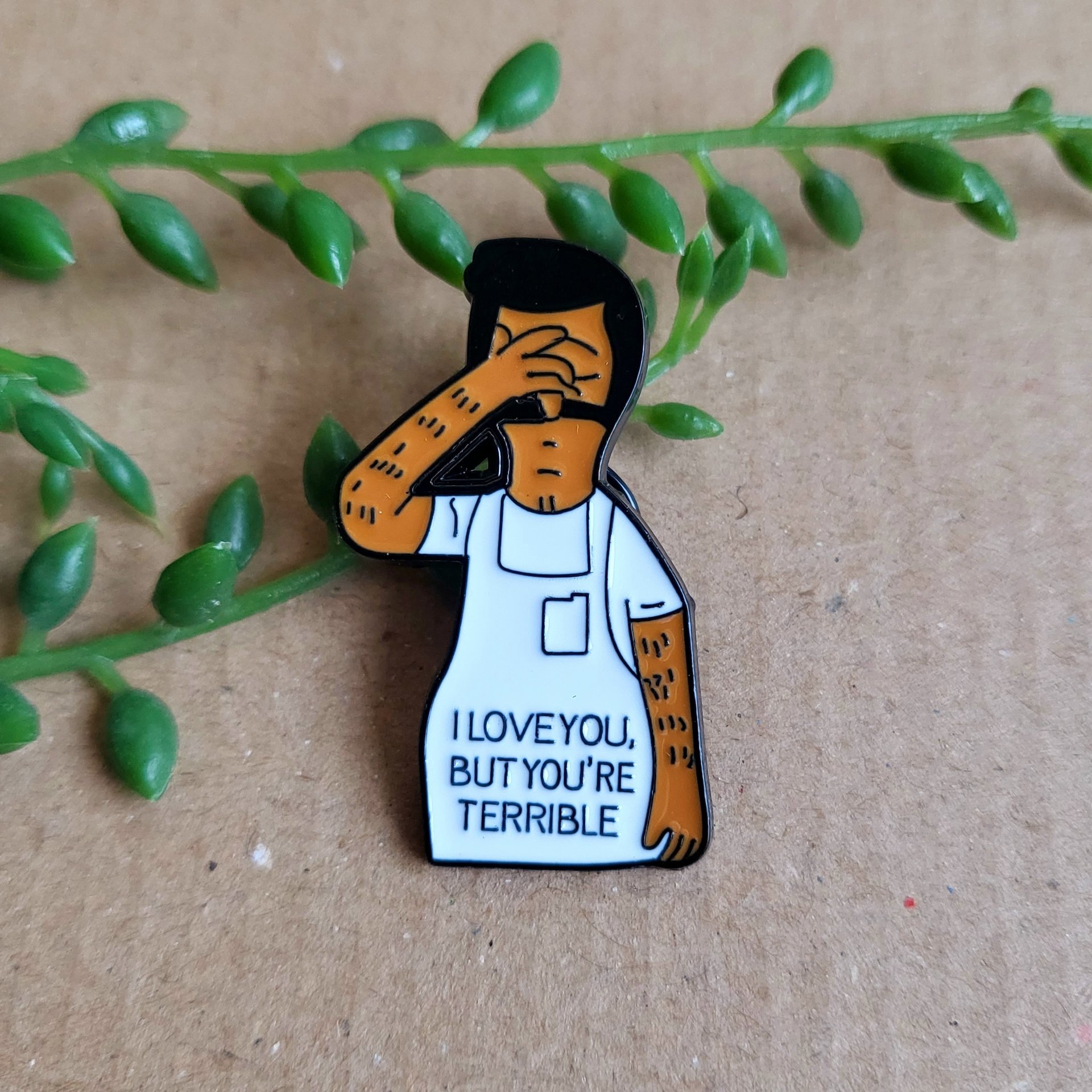 Bobs Burgers Enamel Pin badge - I love you