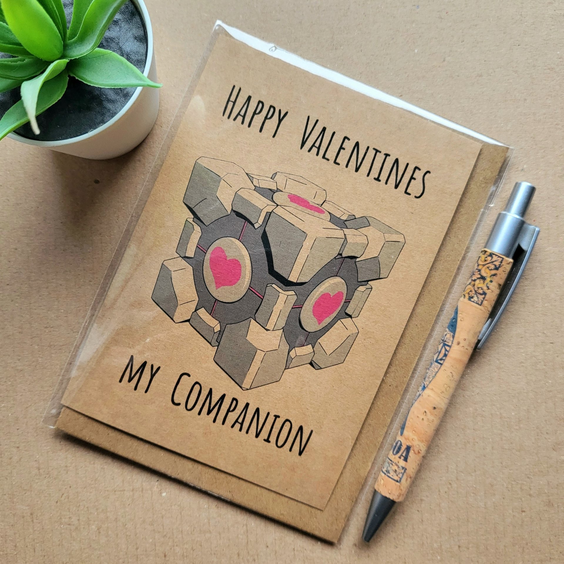 Portal Valentines Card 