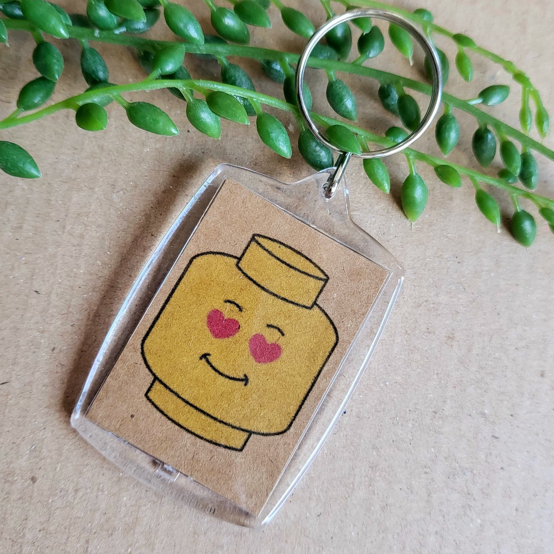 Lego Valentines Keyring