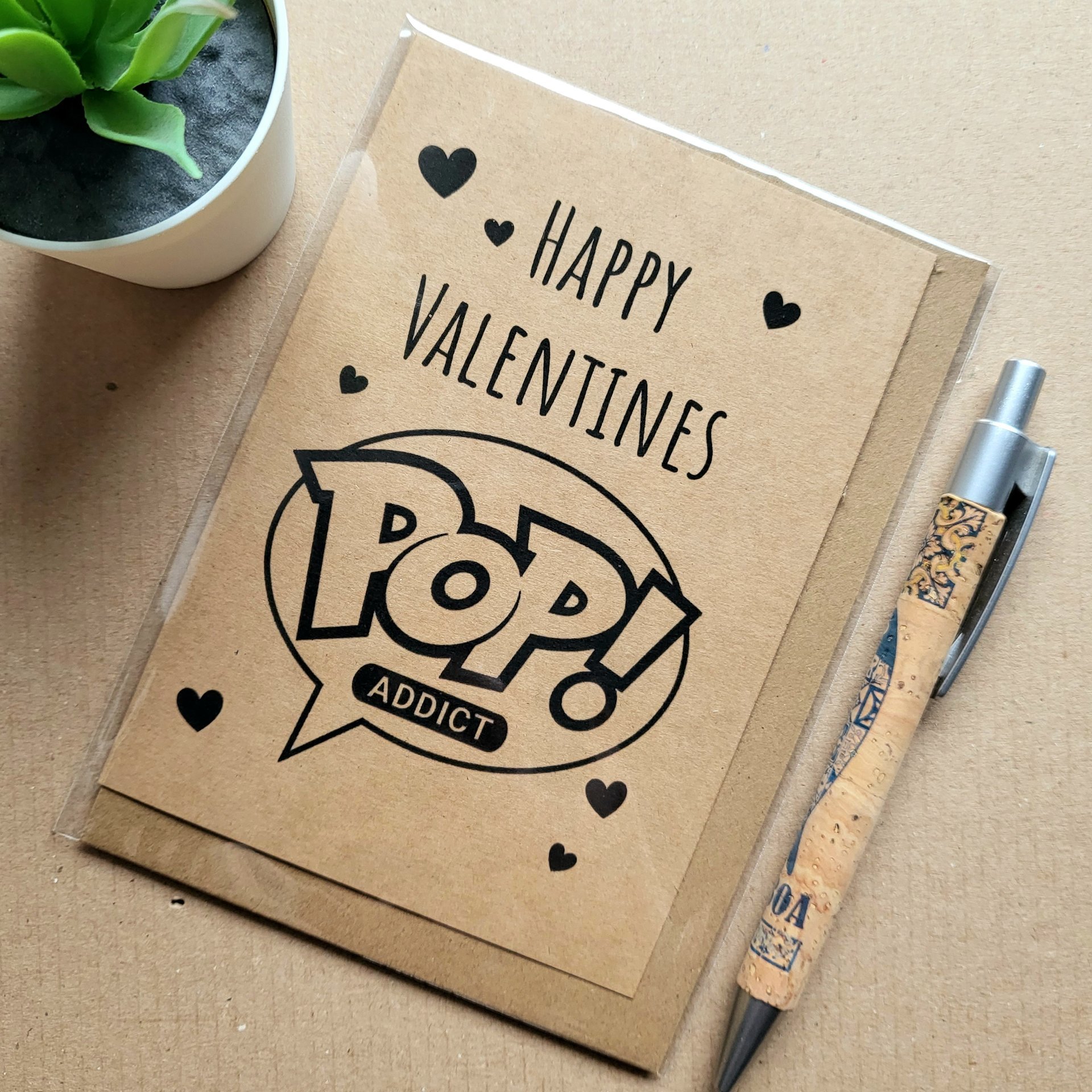 Funko Pop Valentines Card
