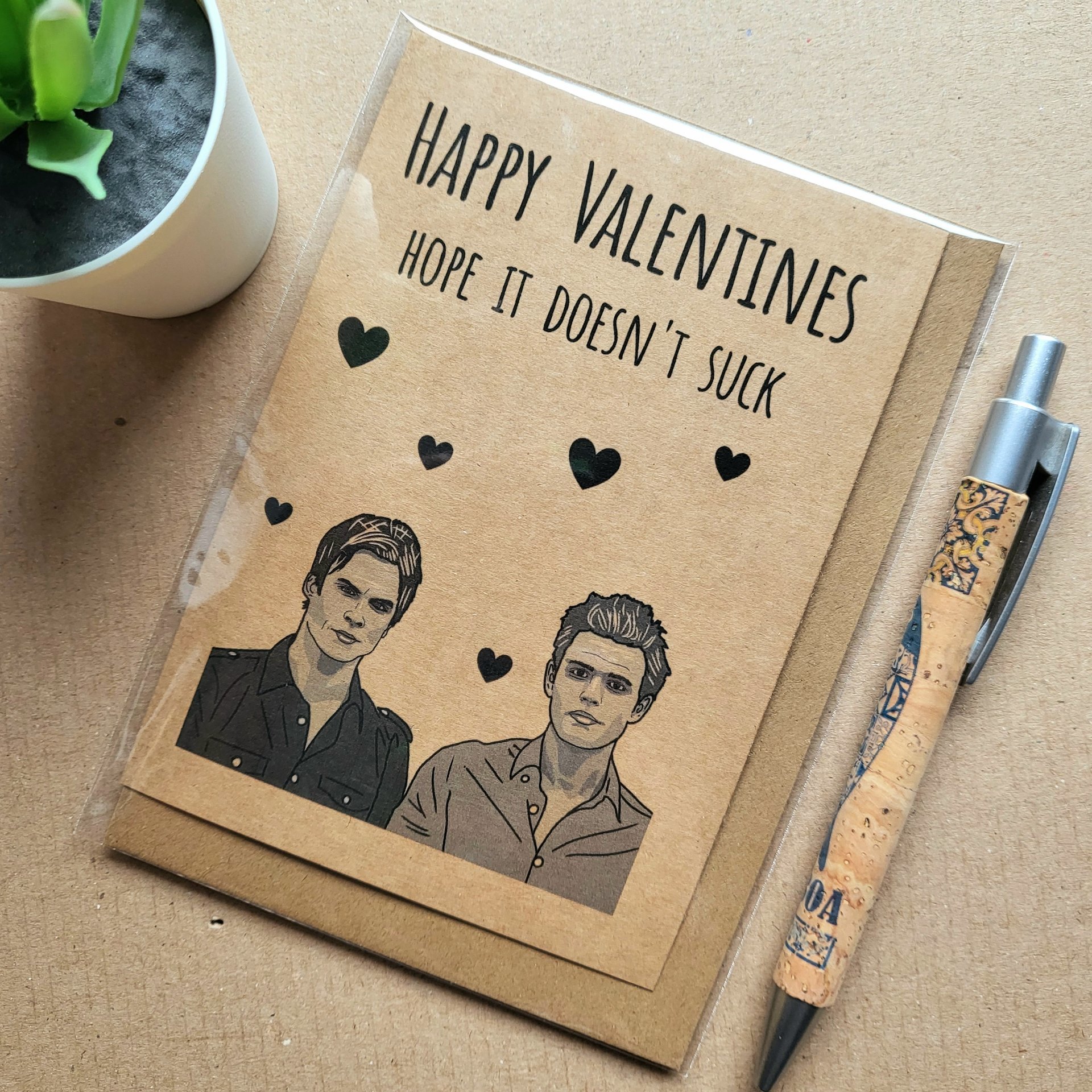 Vampire Diaries Valentines Card