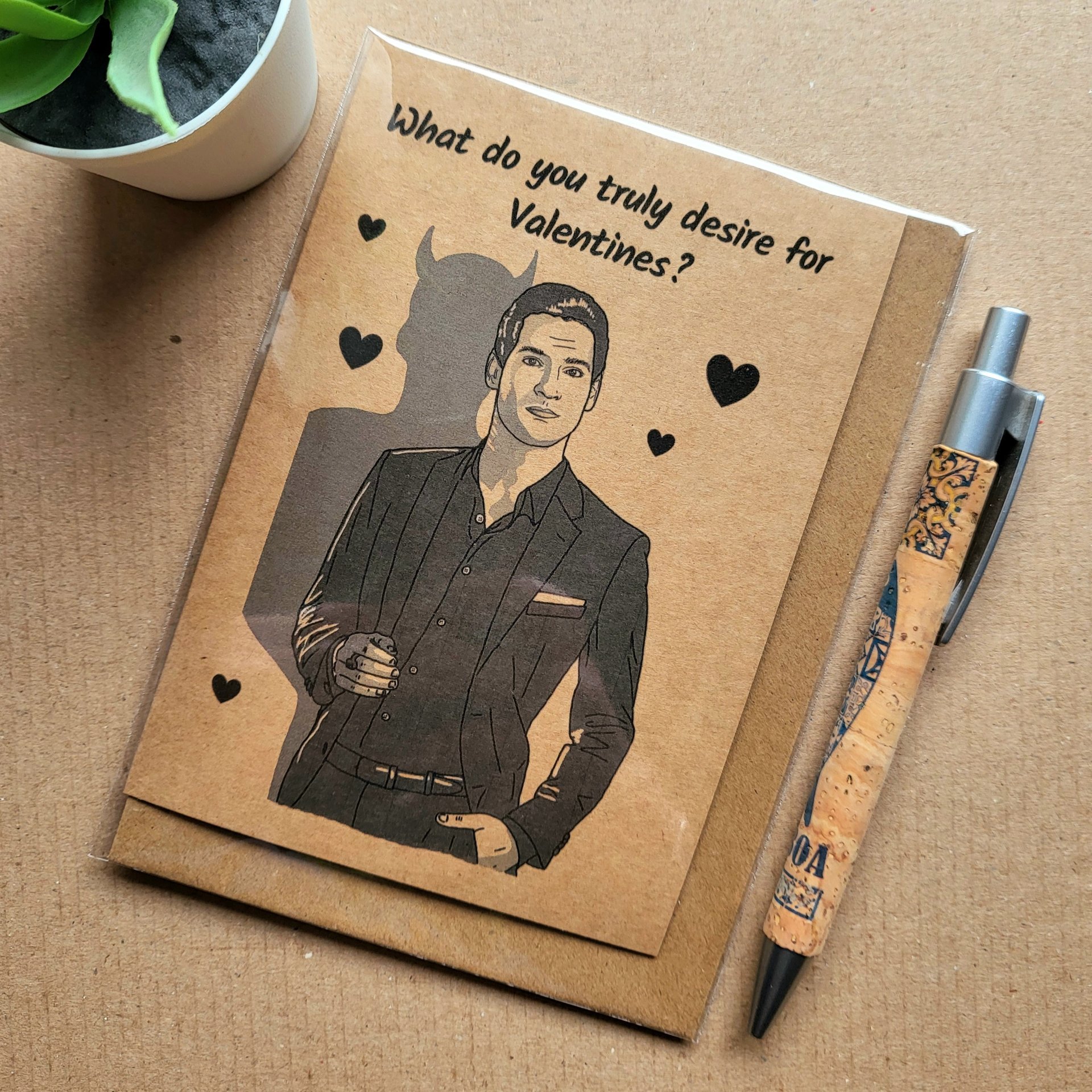 Funny Lucifer Valentines Card