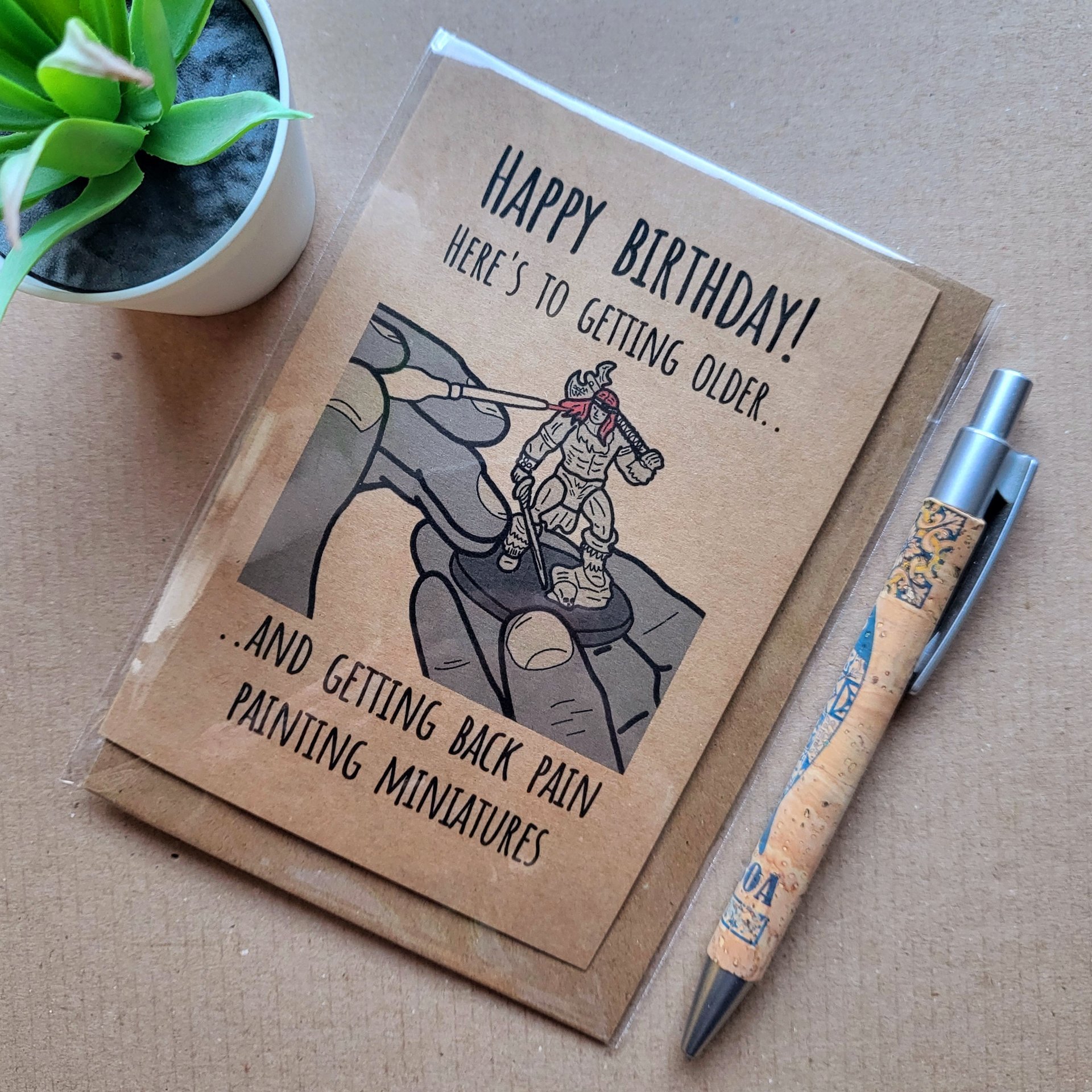 Funny Warhammer Birthday Card