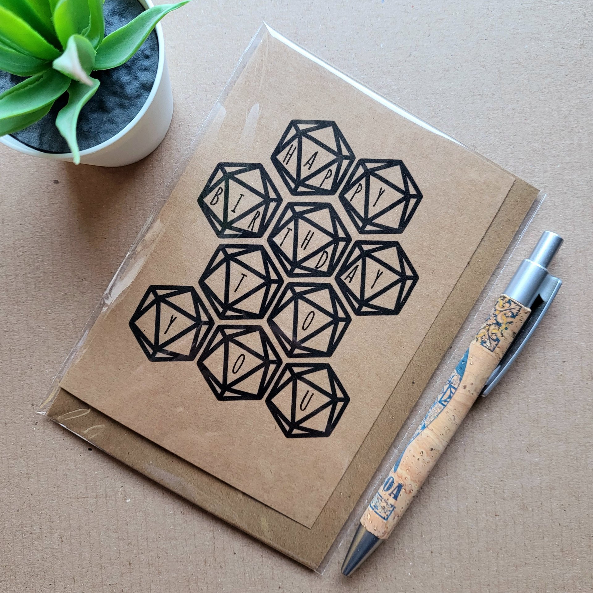 D20 Birthday Card