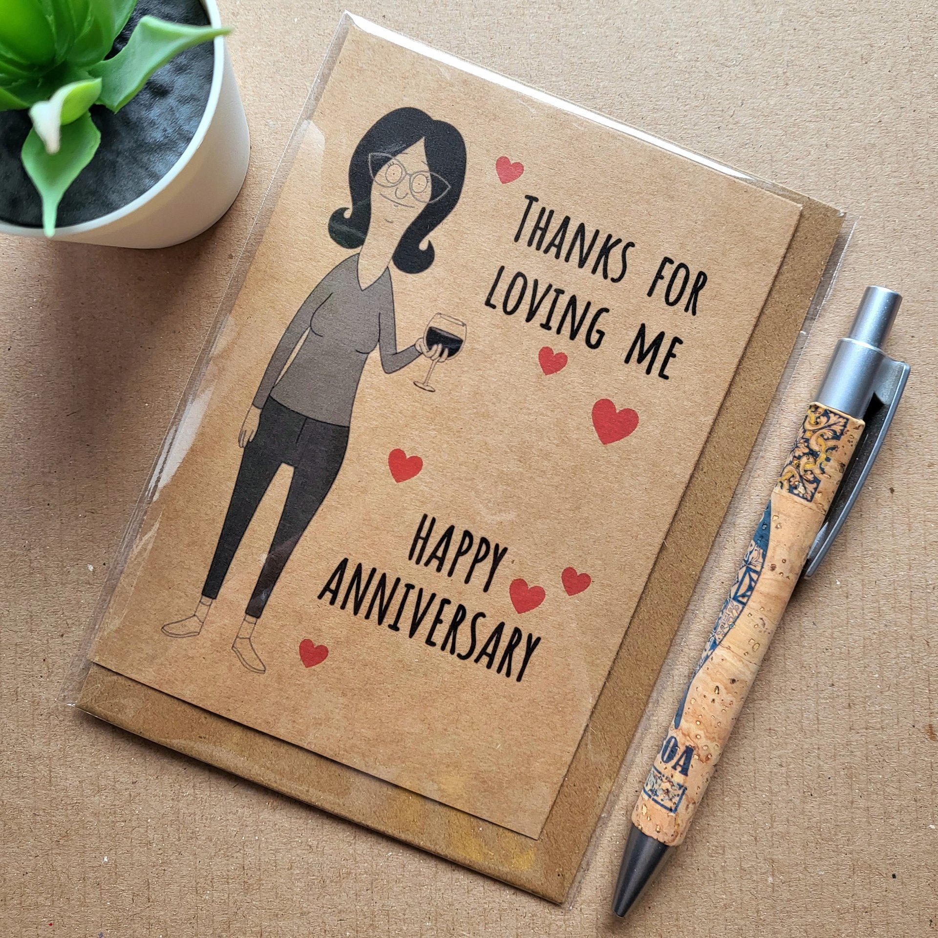 Funny Bobs Burgers Anniversary Card