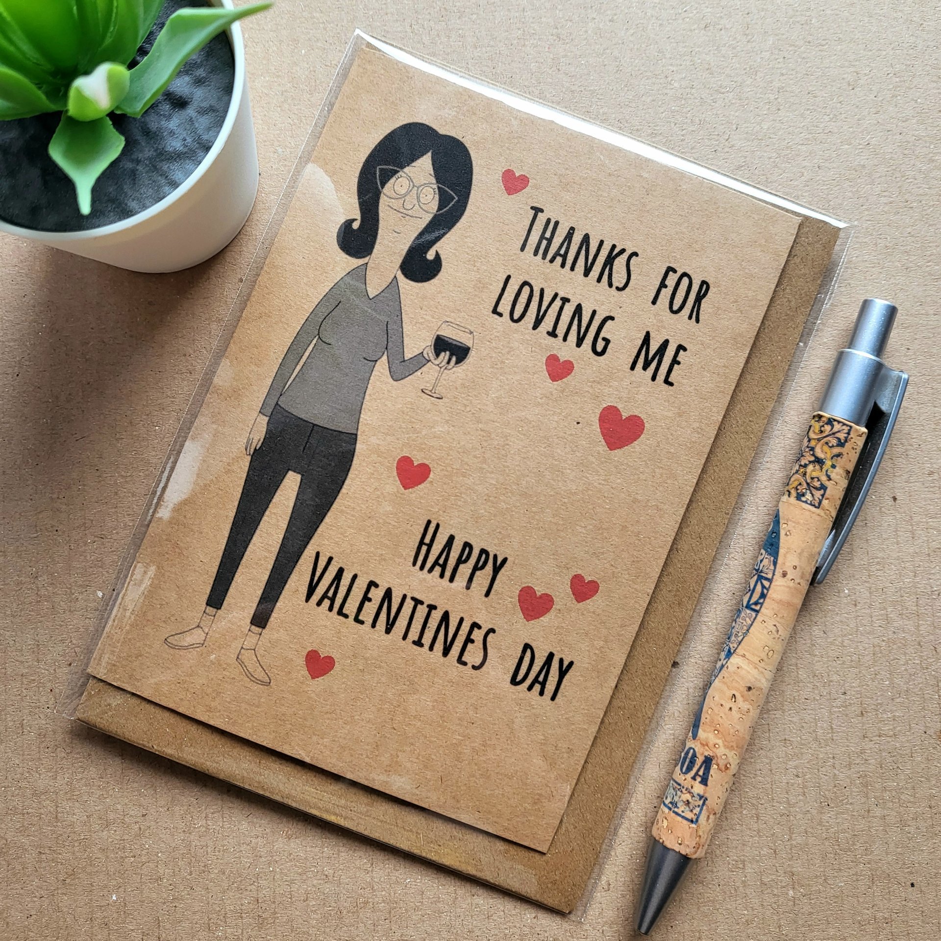 Funny Bobs Burgers Valentines Card