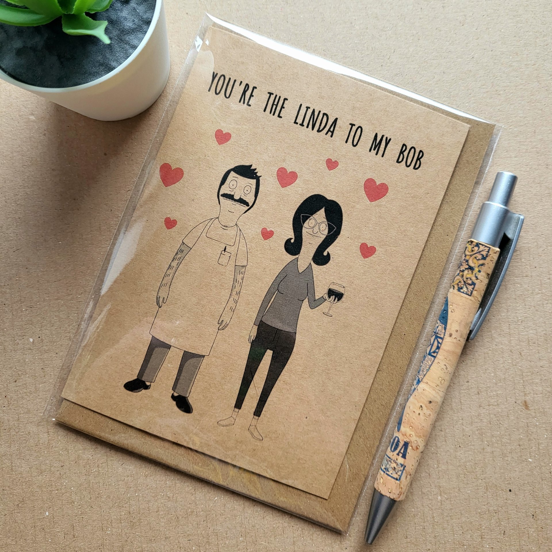 Funny Bobs Burgers Valentines Card