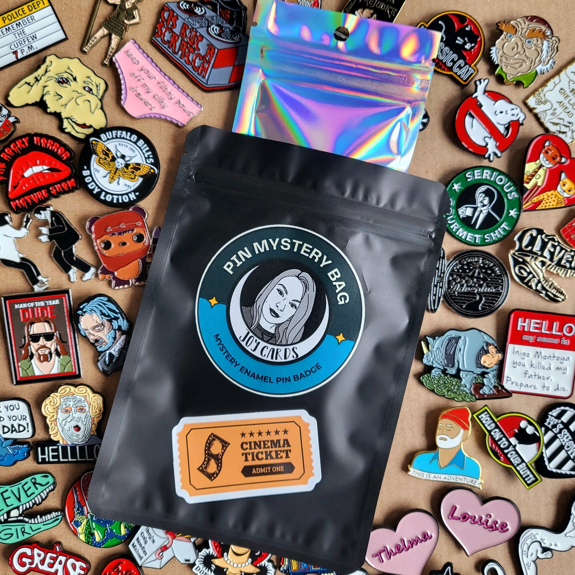 Film Pin Badge Mystery Bag
