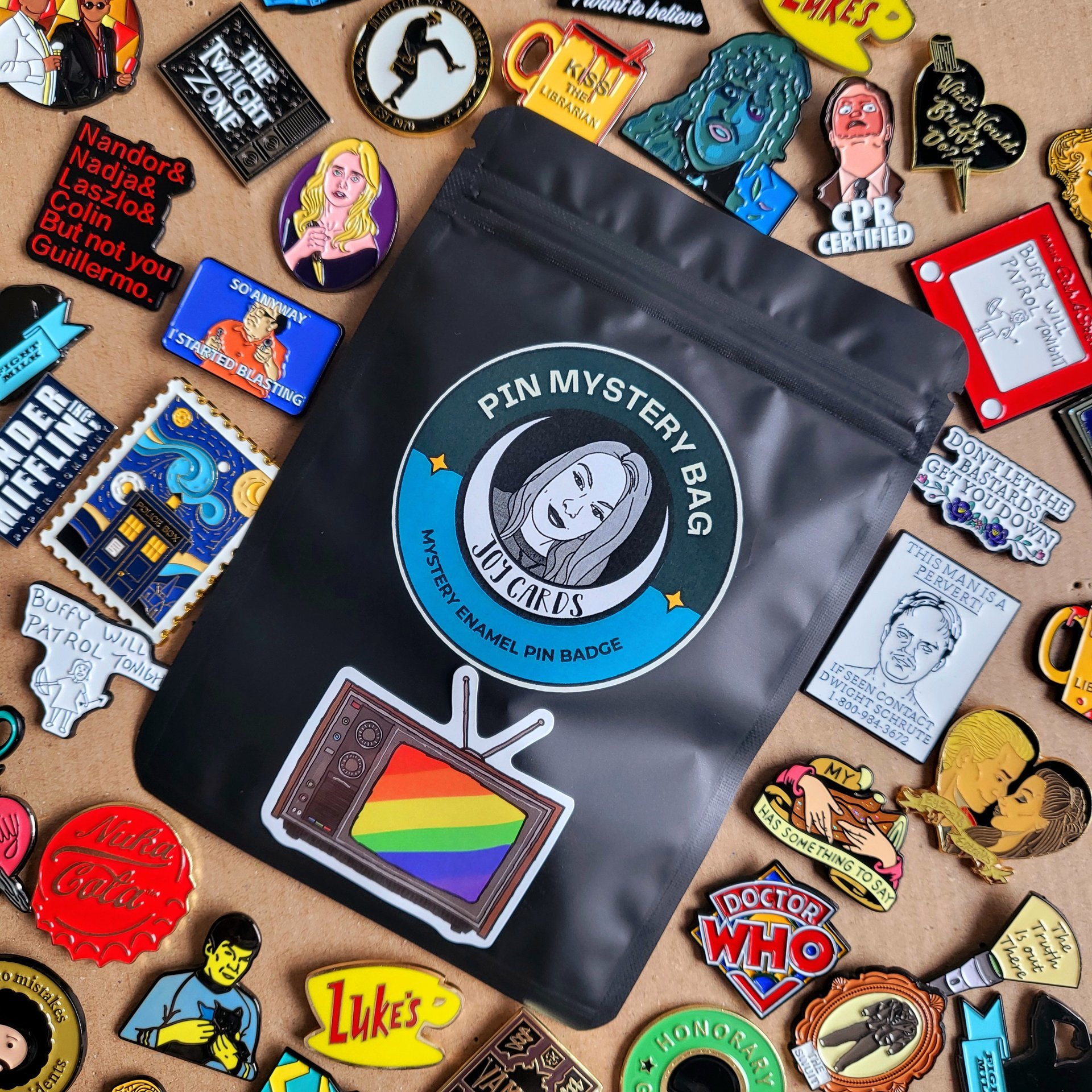 TV Show Pin Badge Mystery Bag