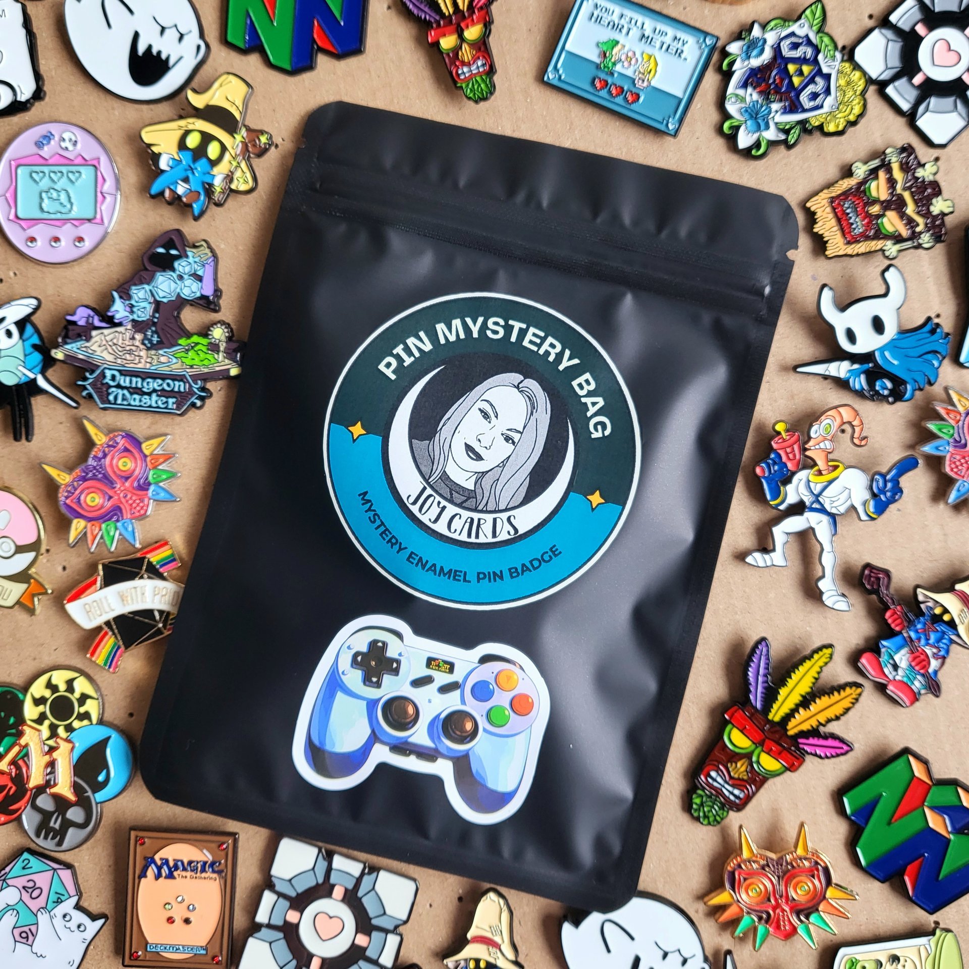 Gamer Pin Badge Mystery Bag
