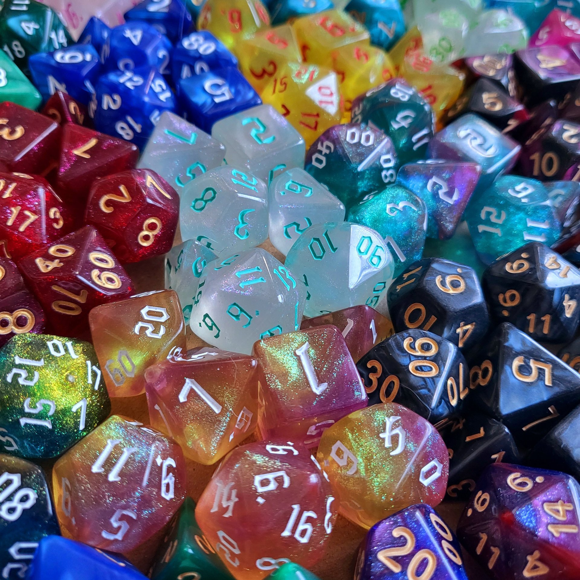 Dice Mystery Bag - 7 Polyhedral Dice