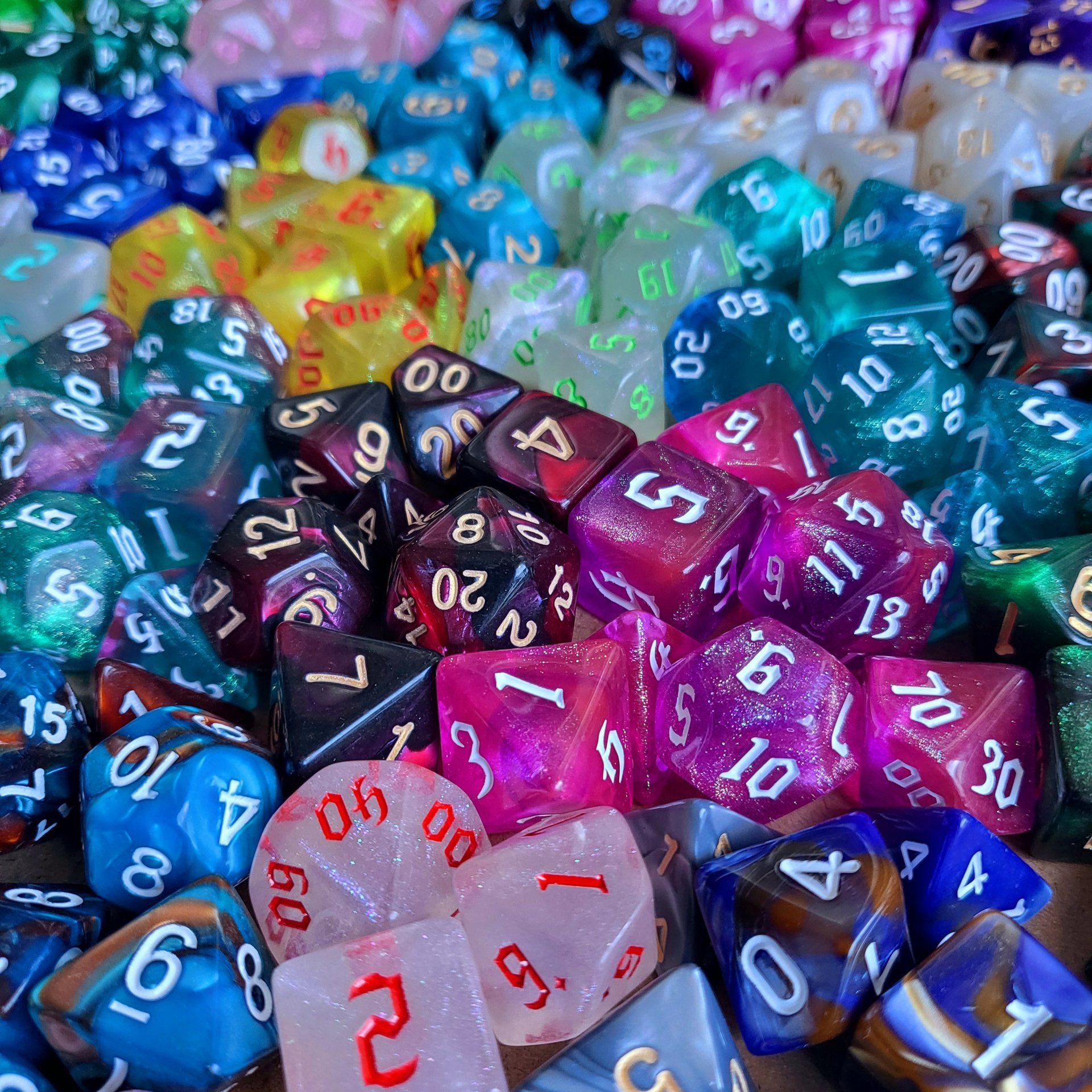 Dice Mystery Bag - 7 Polyhedral Dice