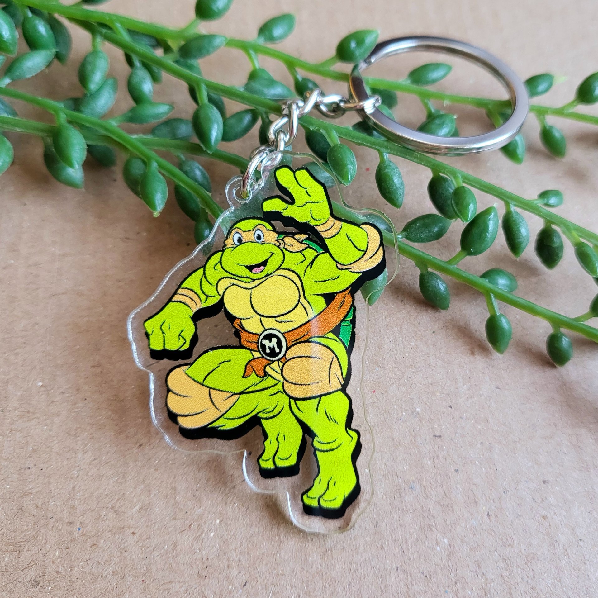 Teenage Mutant Ninja Turtles Keyring - Michelangelo