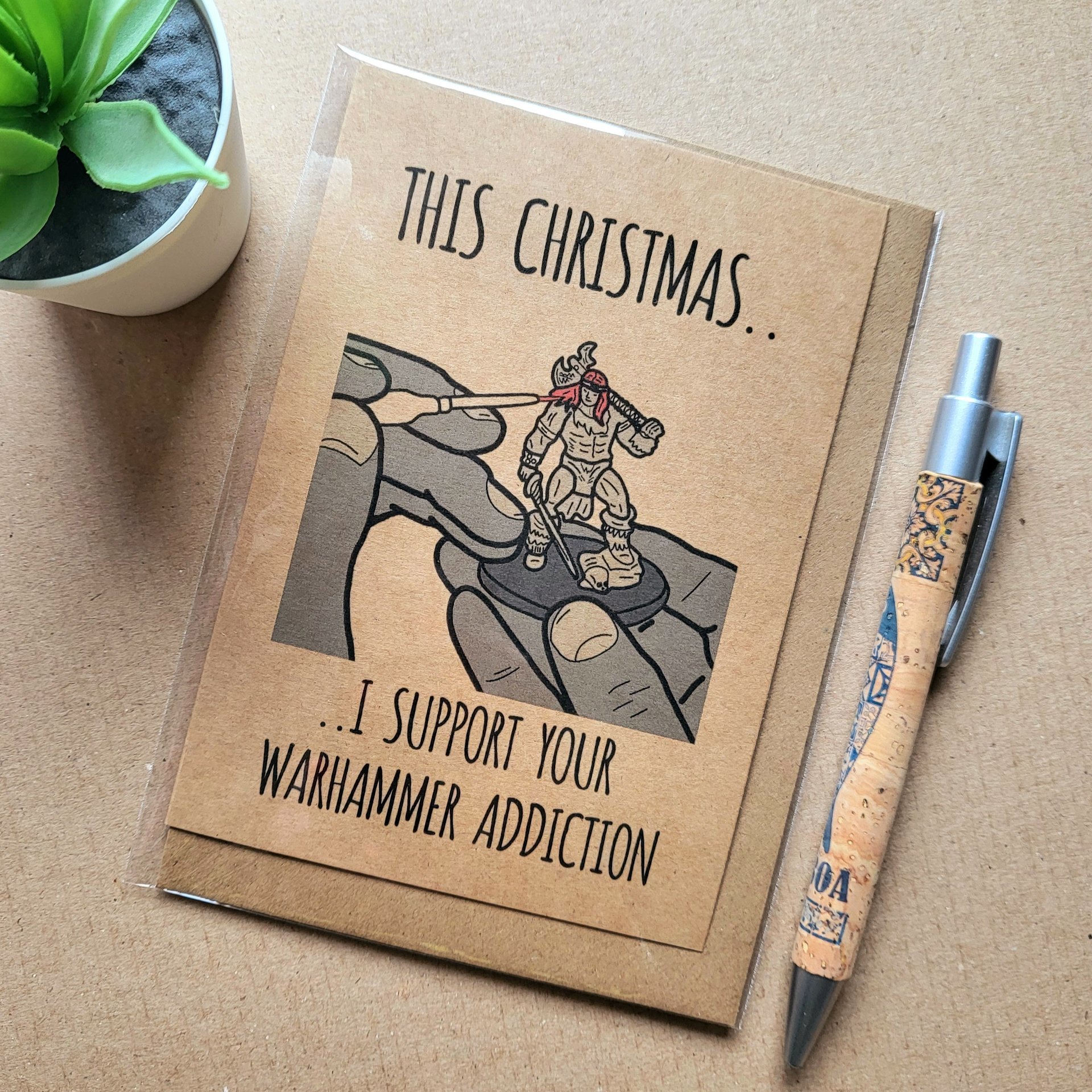 Funny Warhammer Christmas Card