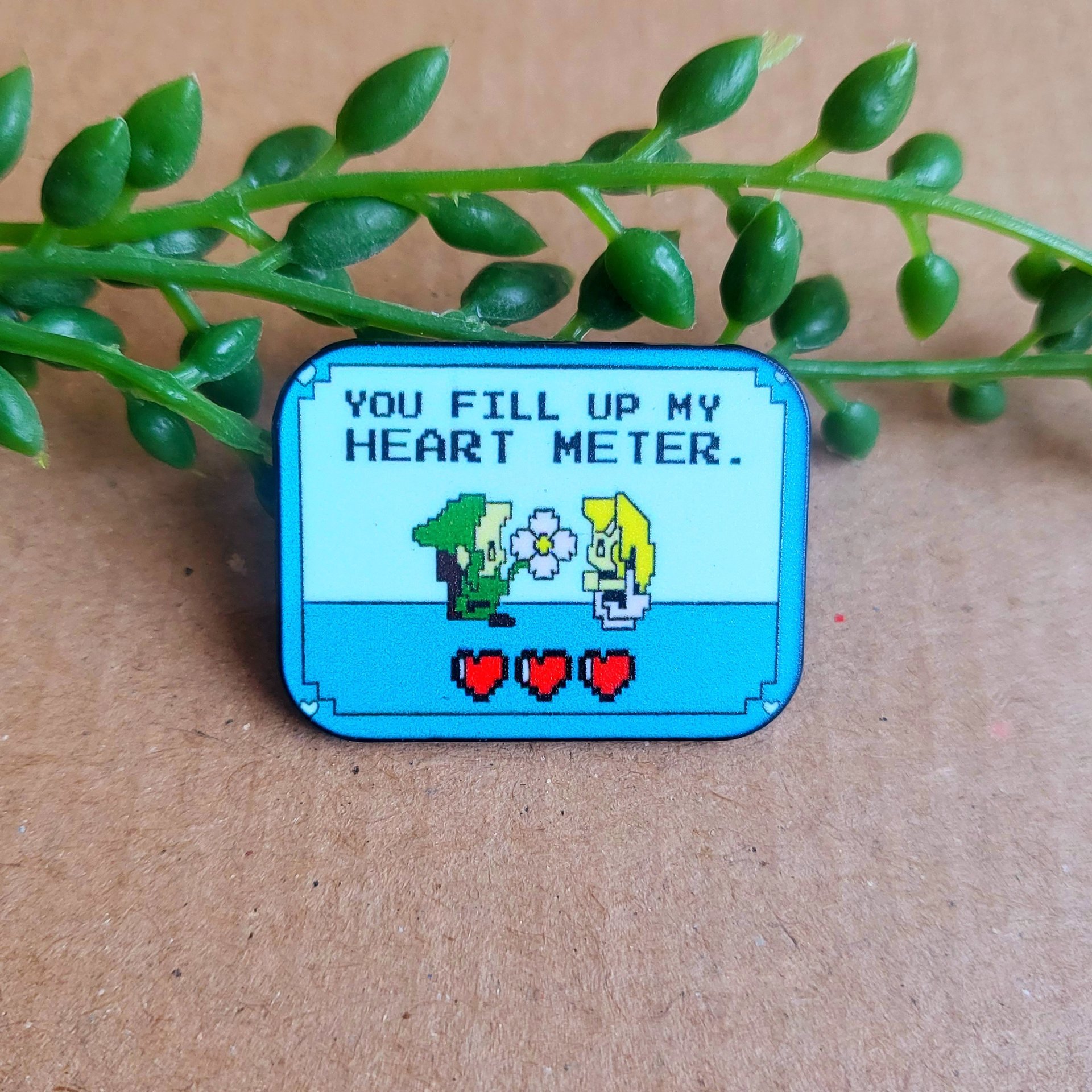 Zelda Valentines Metal Pin badge