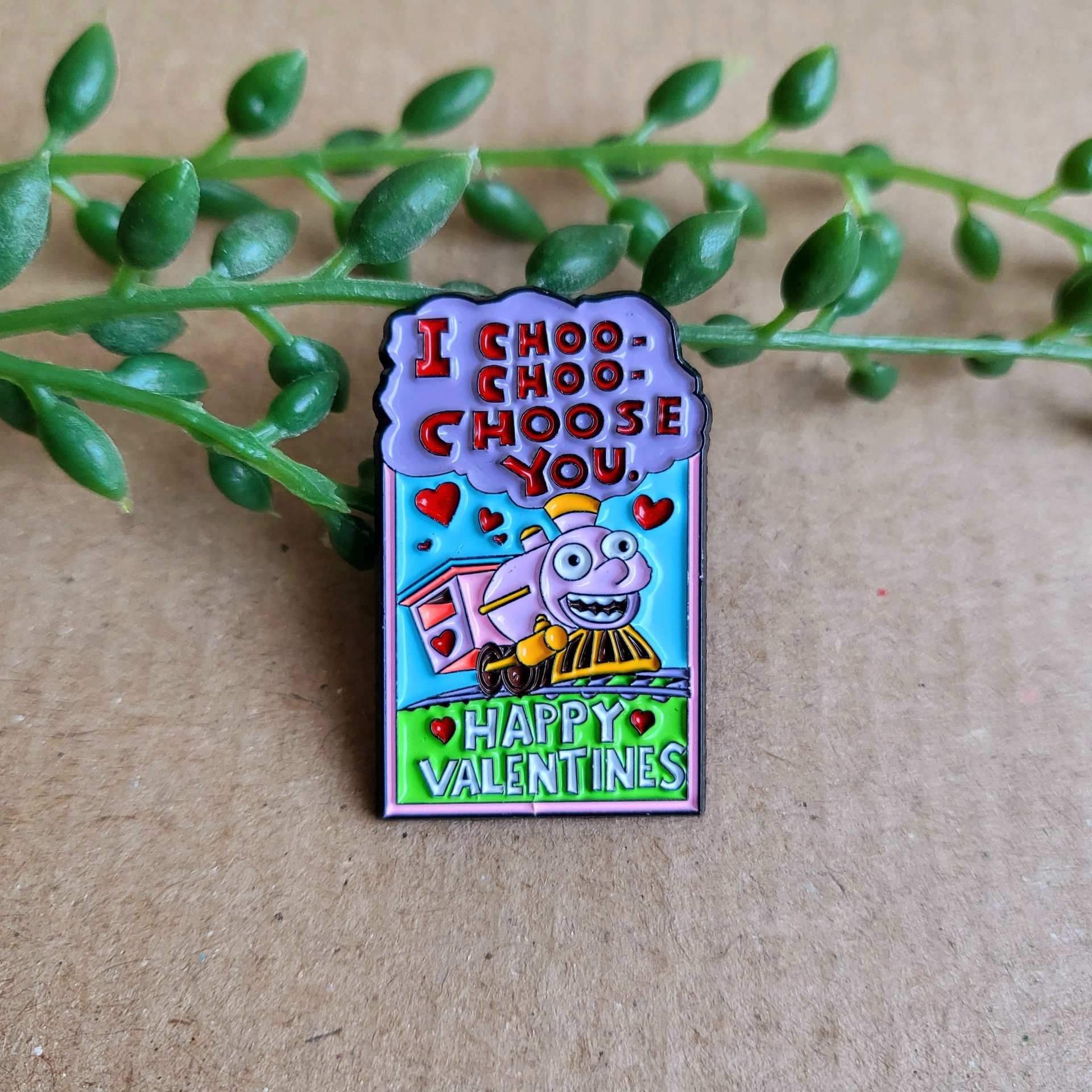 Simpsons Valentines Pin Badge
