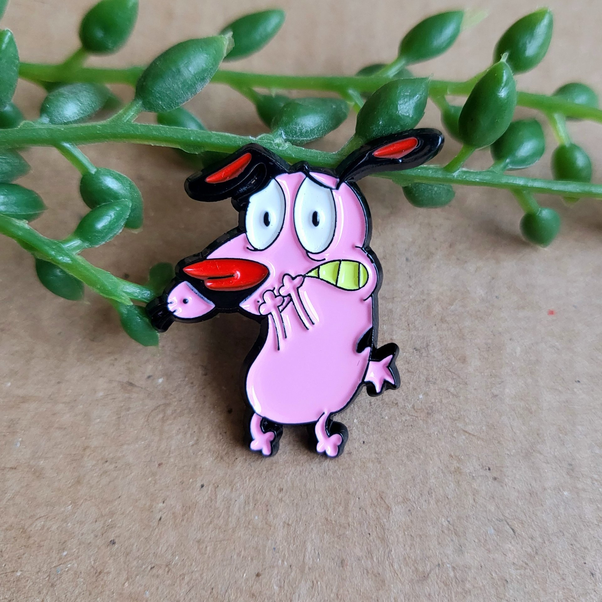 Courage the Cowardly Dog Pin badge
