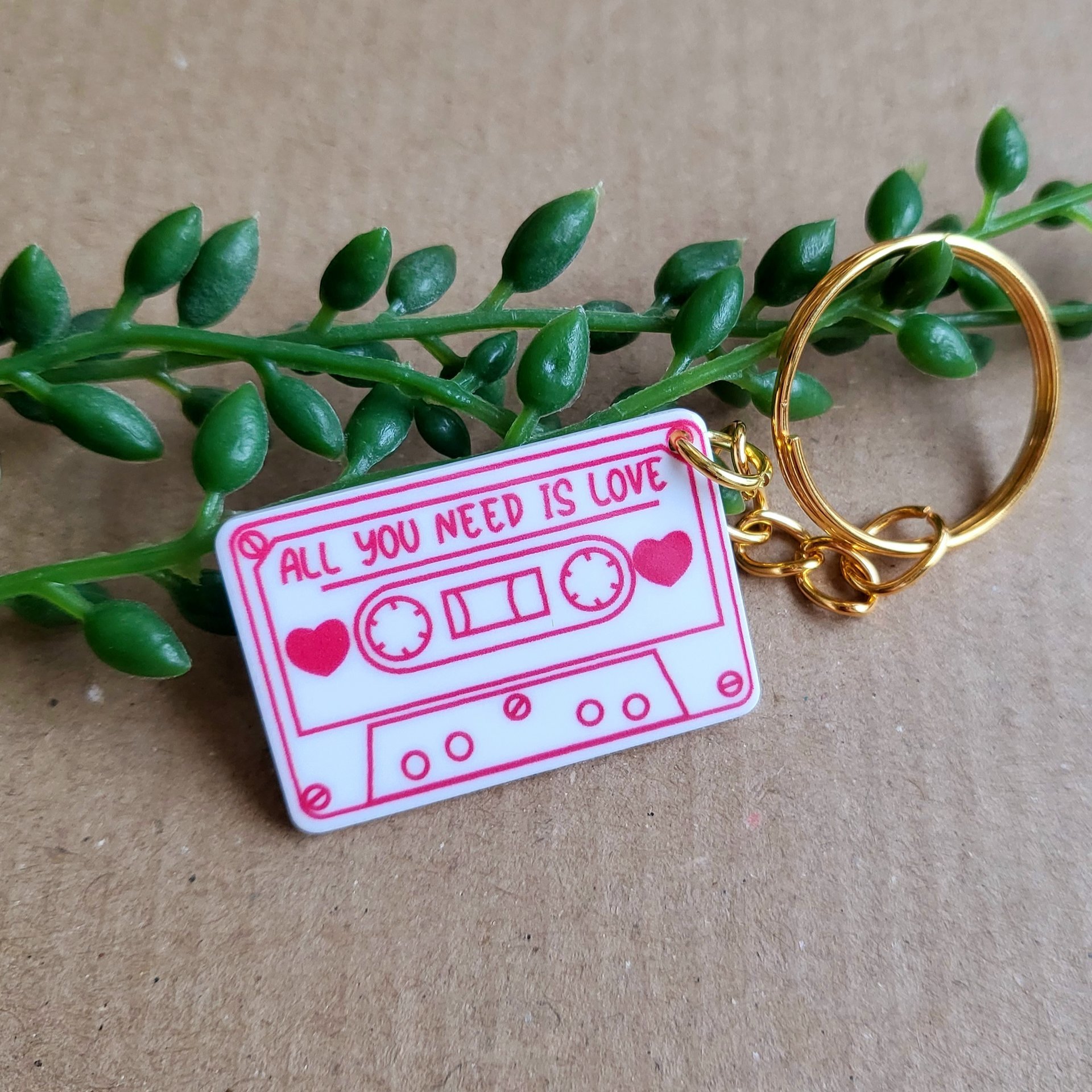 The Beatles Keyring - All you need is love