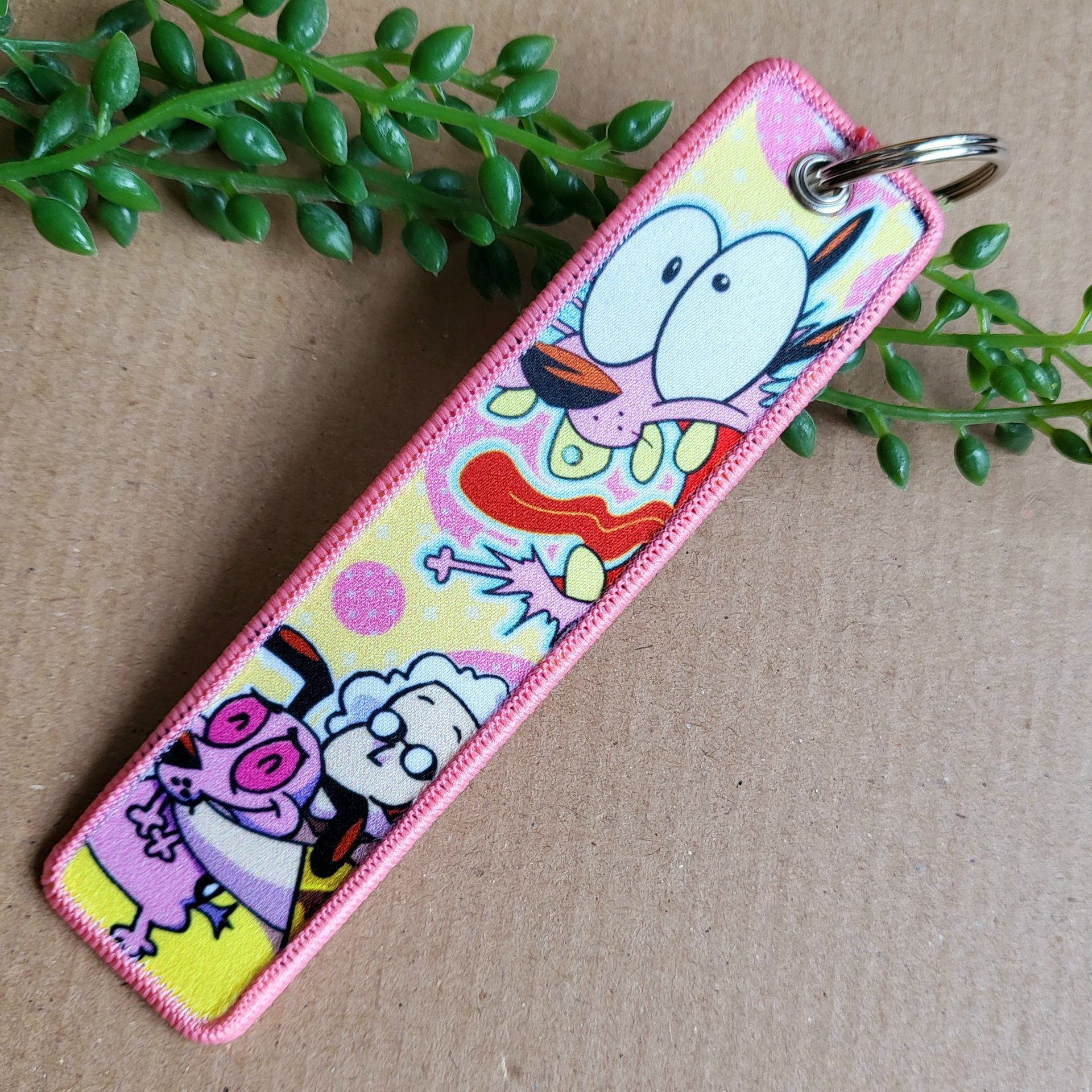 Courage the Cowardly Dog Keyring