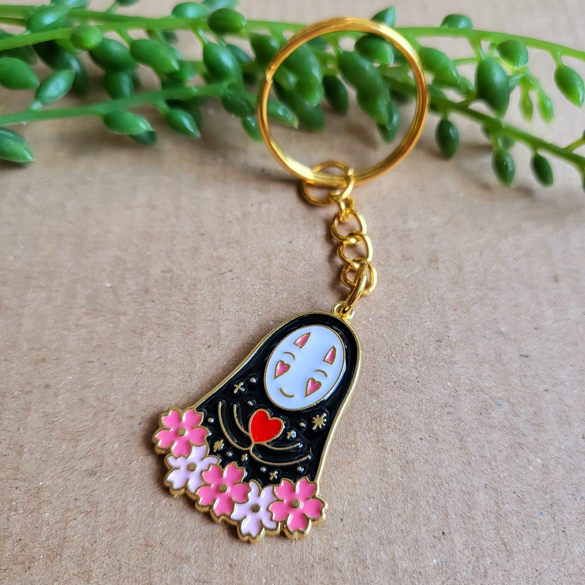 Spirited Away No Face Keyring